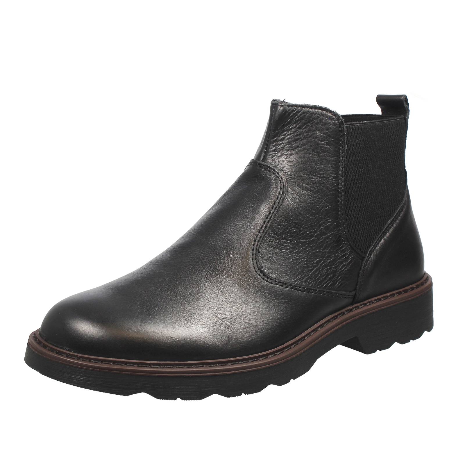 Igi - Co Celson - Ботинки Челси в Пелле Неро - Uomo Scarpe Stivaletti Chelsea