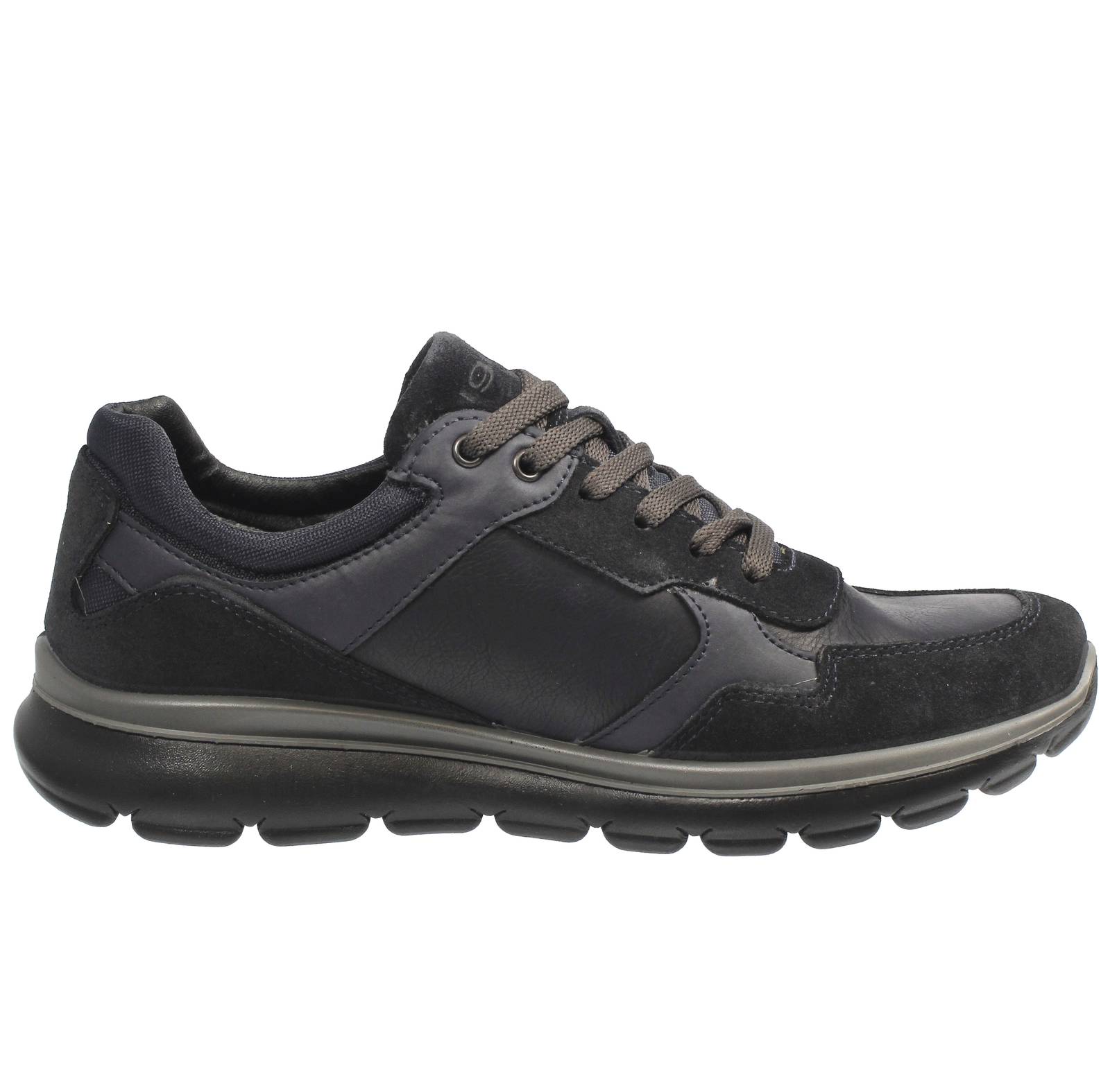 IGI &amp; CO Ernest - Sneakers in Suede and GoreTex Man blue Photo 2