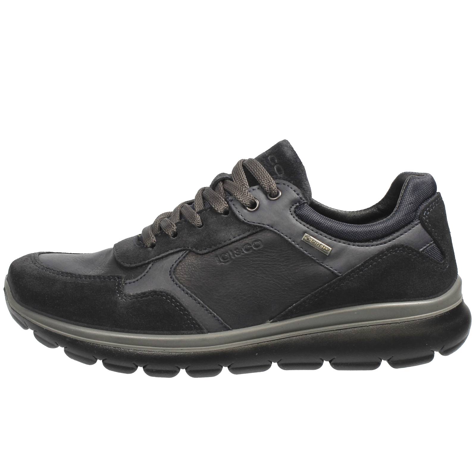 IGI &amp; CO Ernest - Sneakers in Suede and GoreTex Man blue Photo 3
