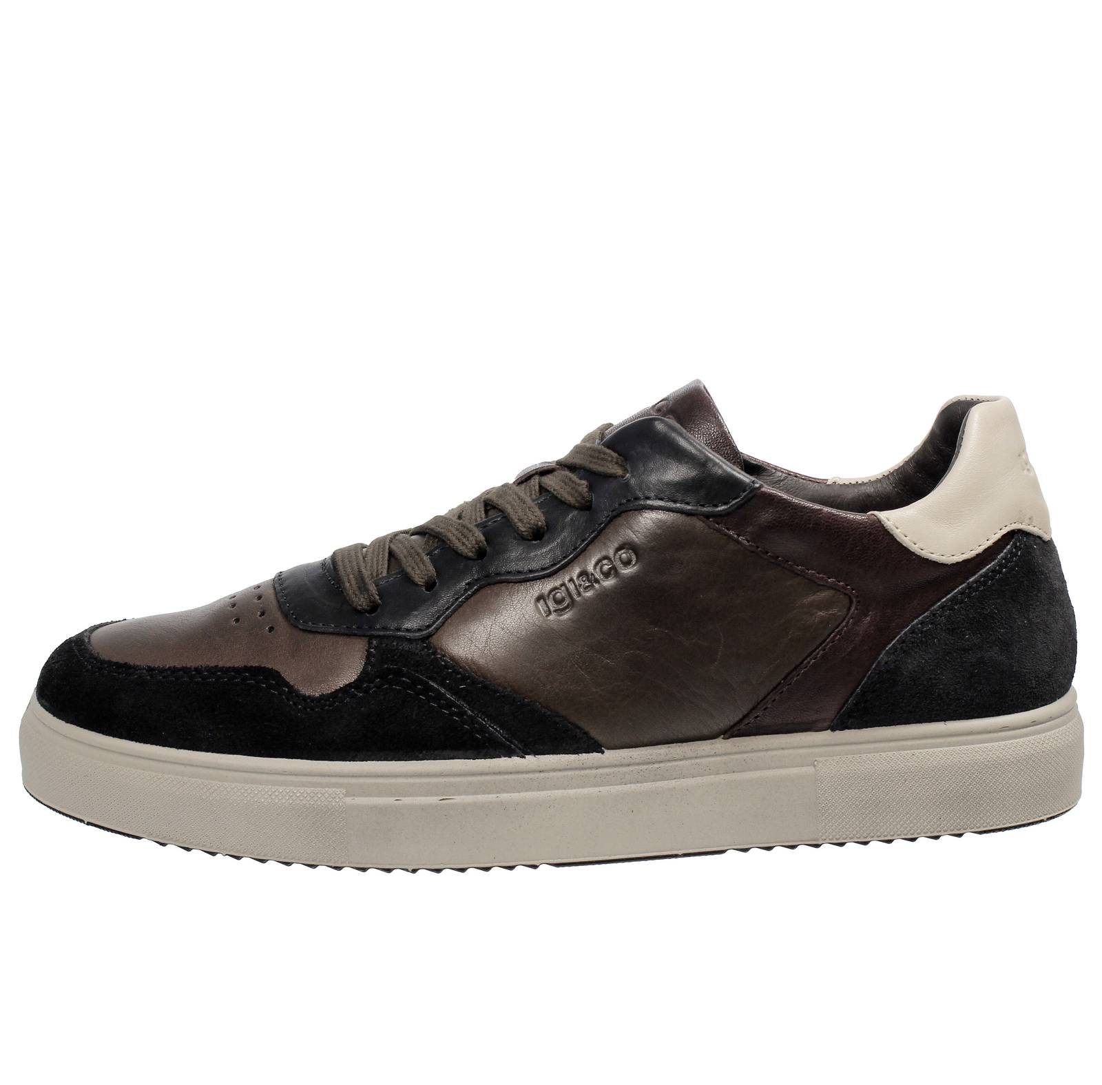 IGI &amp; CO Sacha - Low Leather Sneakers Man dark brown Photo 3