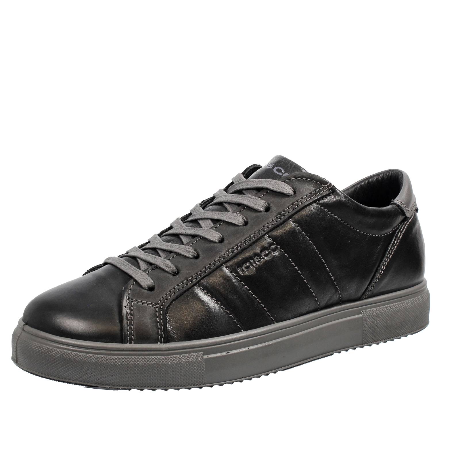 Igi - Co Sacha - Кроссовки Basse In Pelle Nero - Повседневные кроссовки Uomo Scarpe 20690₽