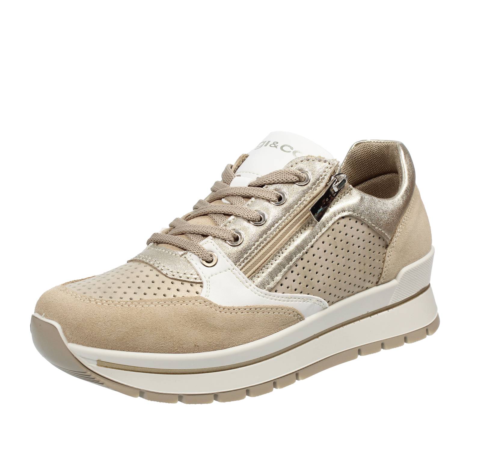 IGI & CO Anna - Sneakers in Pelle Donna beige
