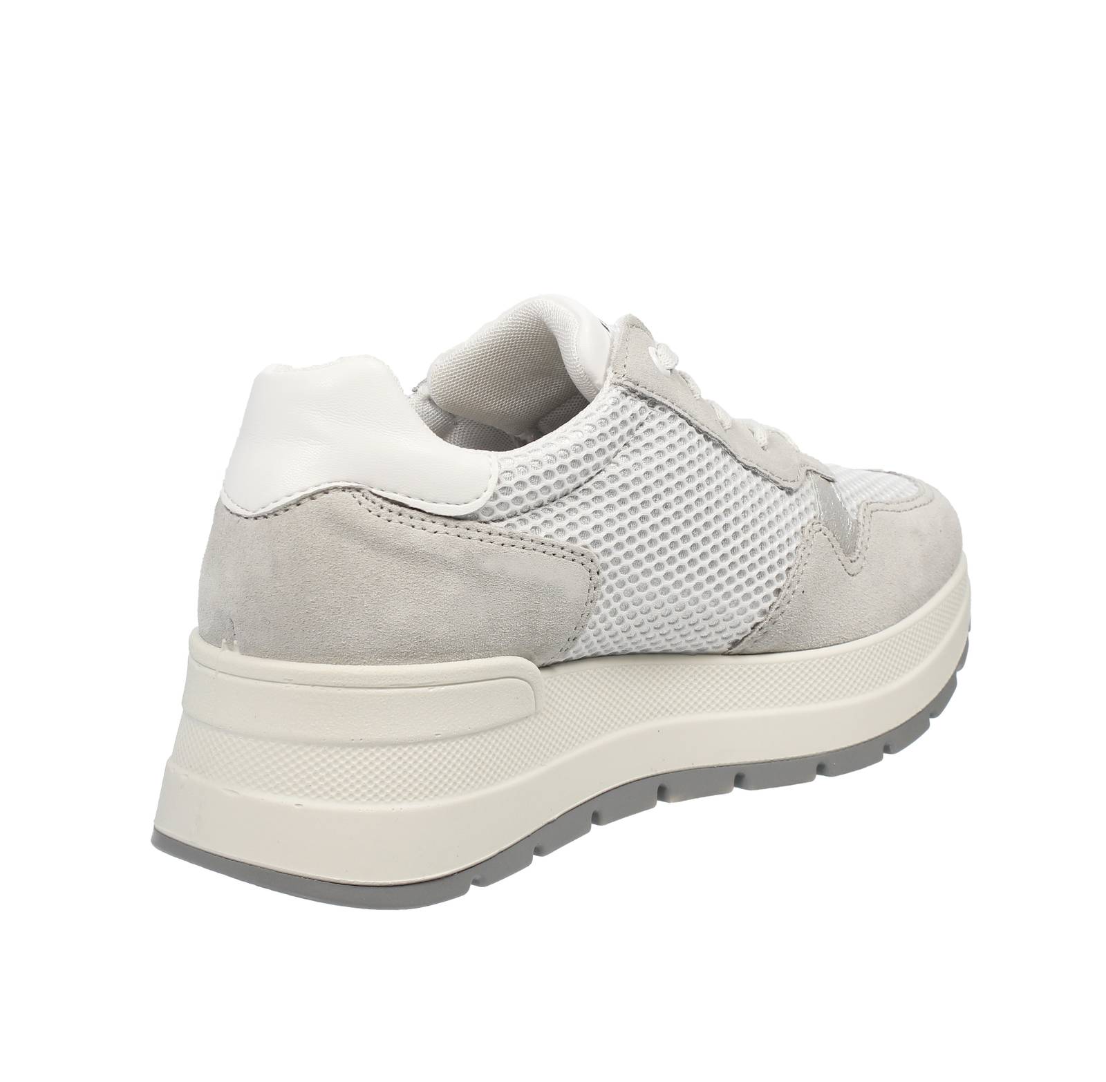 IGI &amp; CO Kola - Sneakers platform in Suede e tessuto Donna grigio Foto 4