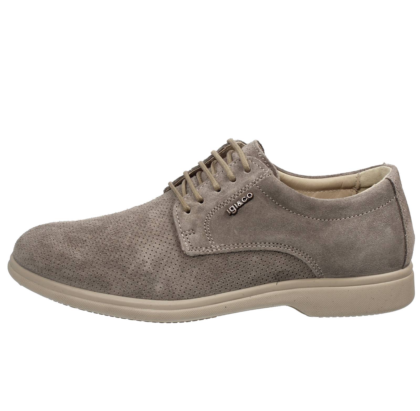 IGI &amp; CO Glen - Stringate in Pelle Uomo grigio Foto 3