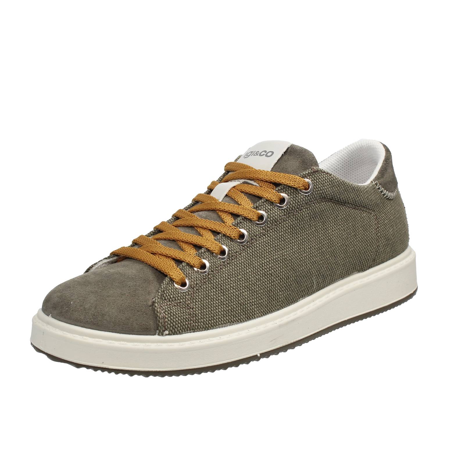 IGI & CO Santiago - Sneakers in tessuto e Suede Uomo verde