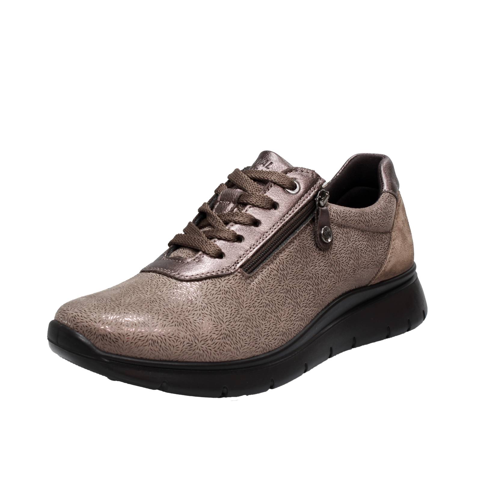 Enval Soft Katia - Leder Sneaker mit Sandreißverschluss - Damen Schuhe Sneaker
