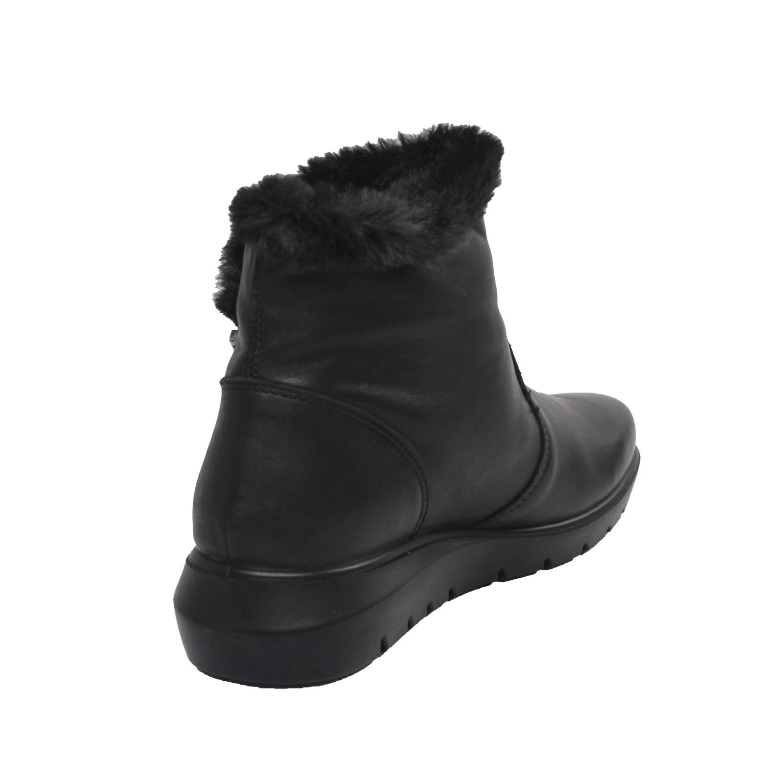 ENVAL SOFT Klizia - Bottines en cuir fourré Femme noir Photo 4
