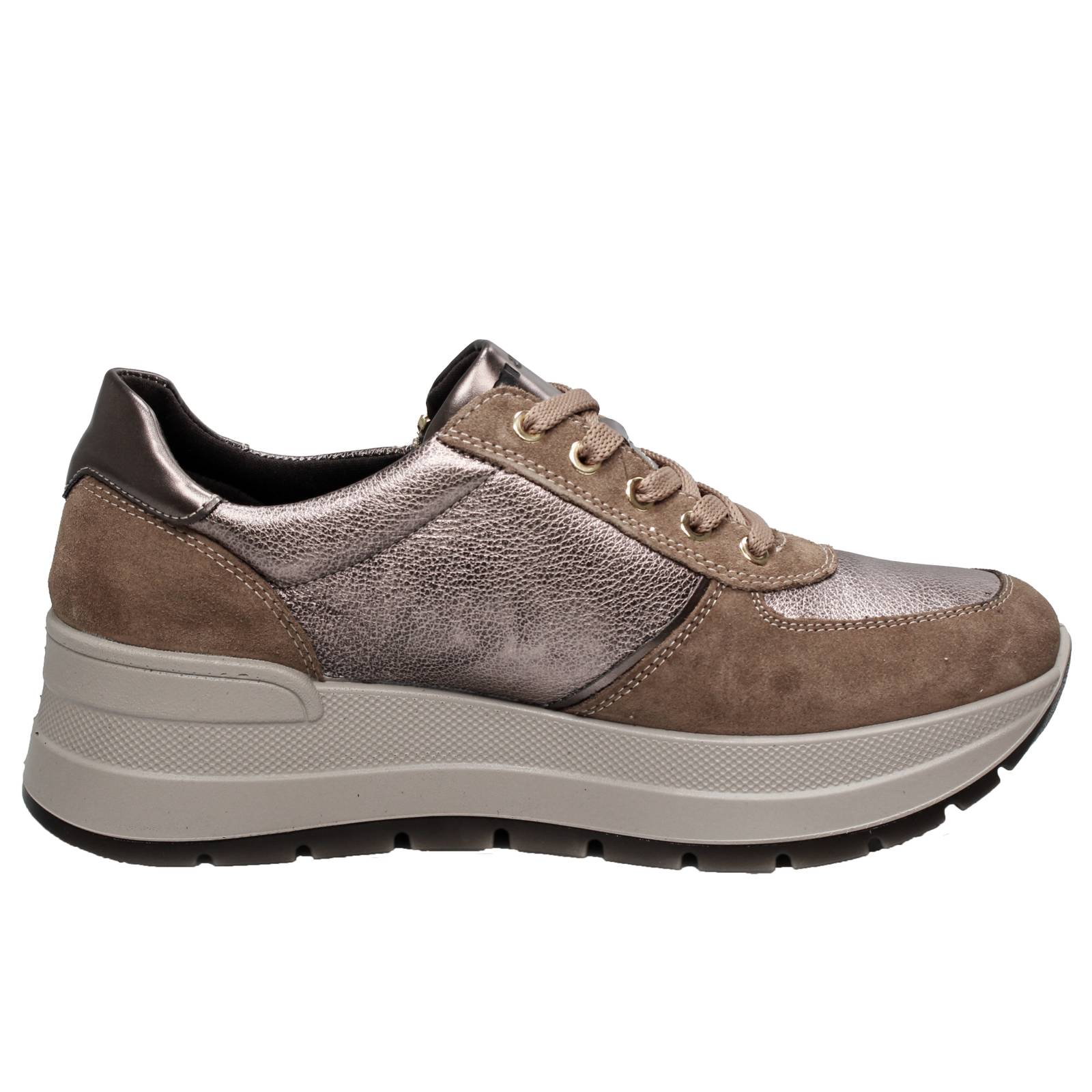 IGI &amp; CO Kola - Sneakers in Pelle con cerniera Donna sabbia Foto 2