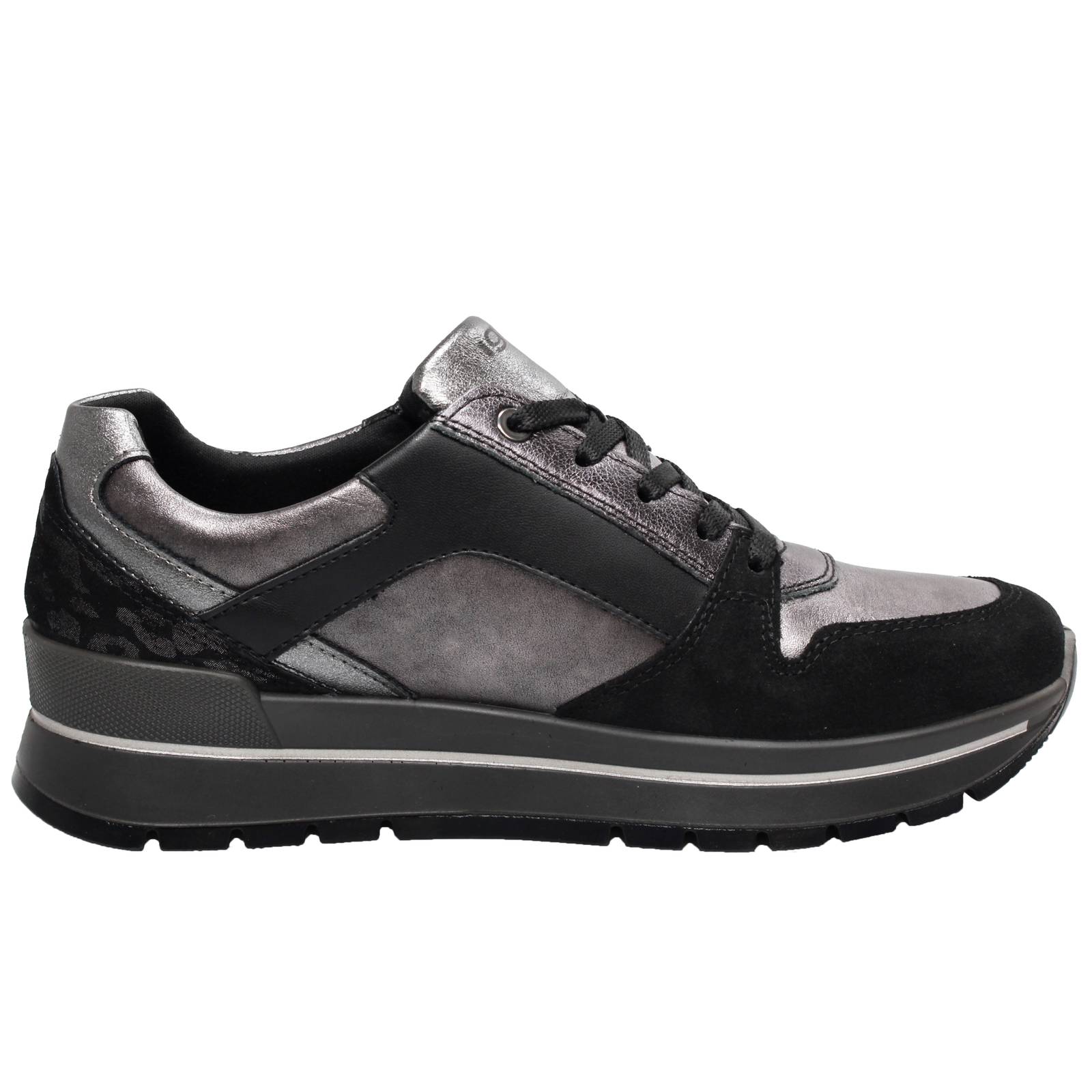 IGI &amp; CO Anika - Sneakers in Pelle con cerniera Donna nero Foto 2