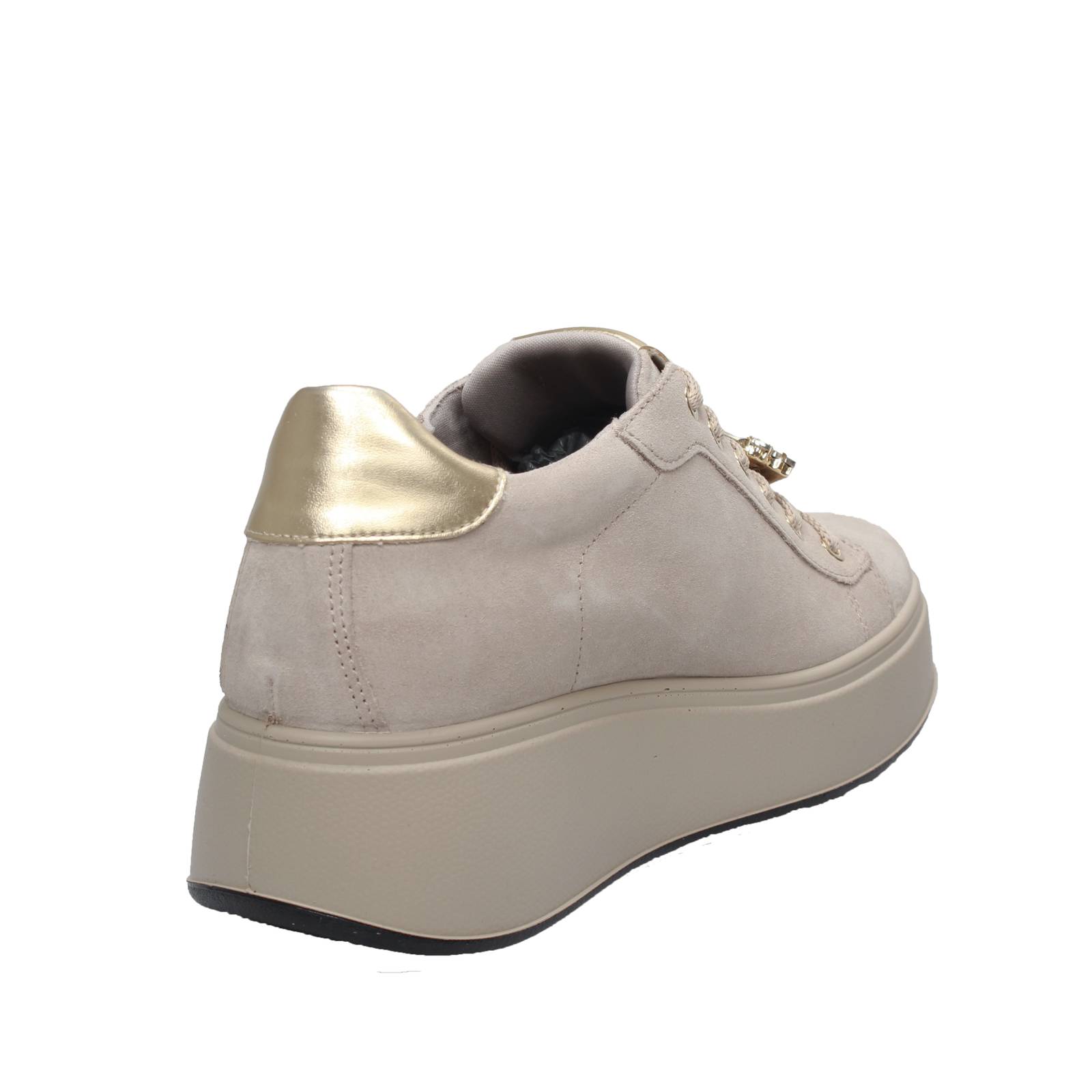 IGI &amp; CO Ally - Sneakers platform in Suede Donna sabbia Foto 4