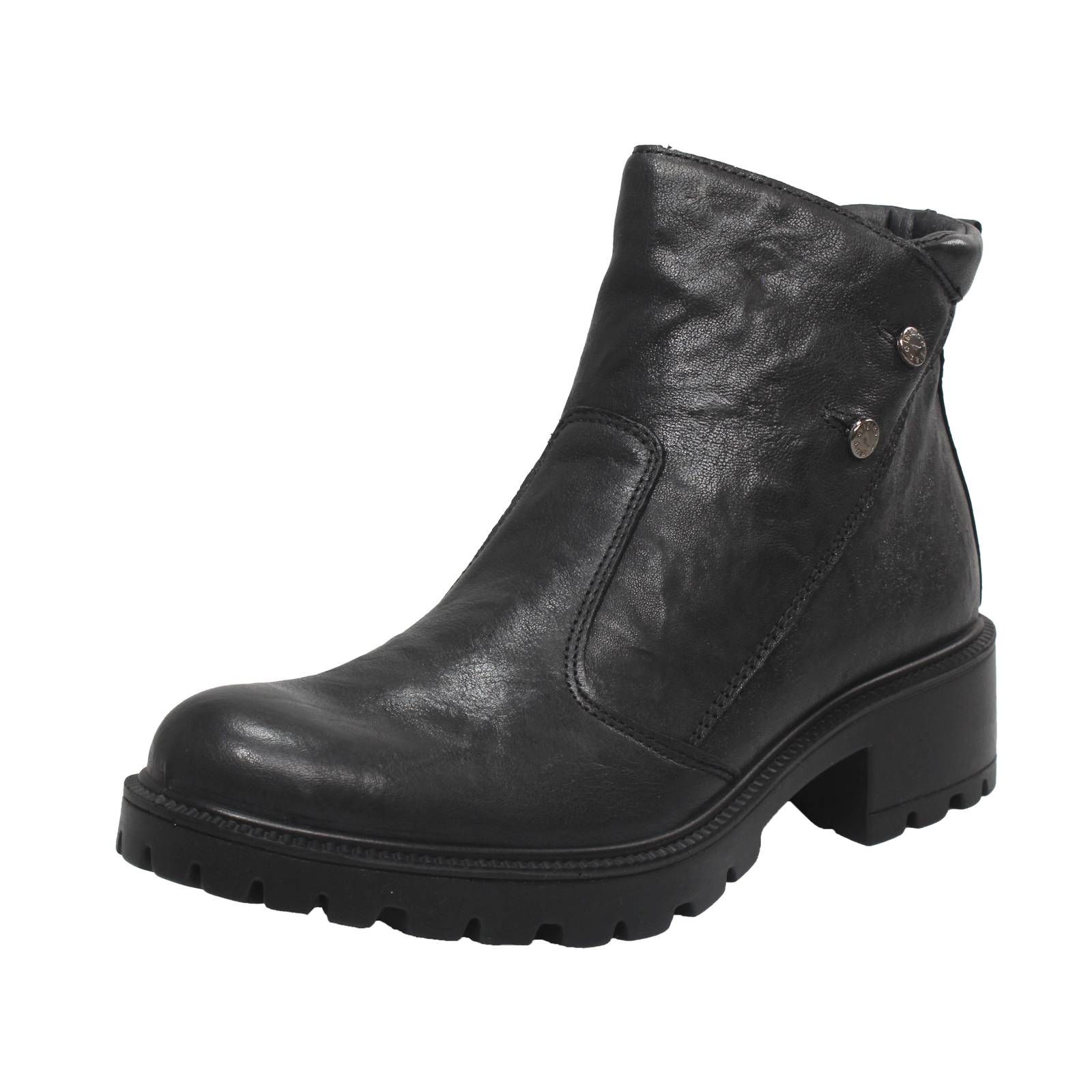 Igi - Co Gianna - Leder Stiefeletten mit schwarzem Absatz - Damen Schuhe Stiefeletten 19290₽