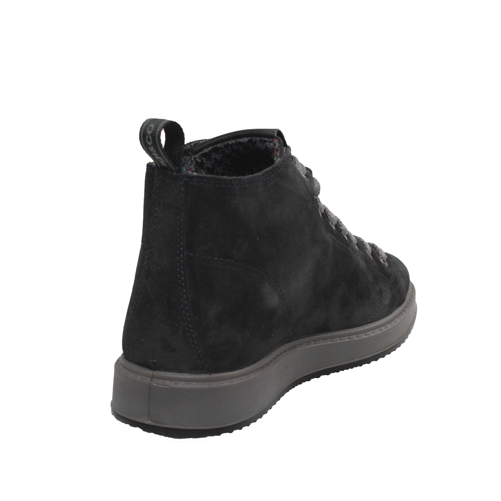 IGI &amp; CO Santiago - High Sneakers in Suede Man blue Photo 4