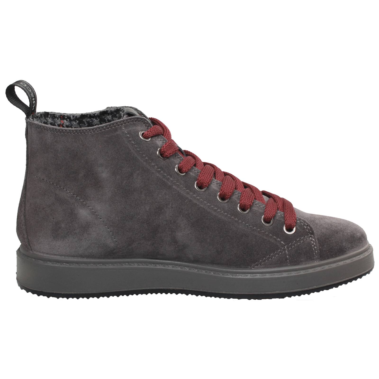 IGI &amp; CO Santiago - High Sneakers in Suede Man grey Photo 2