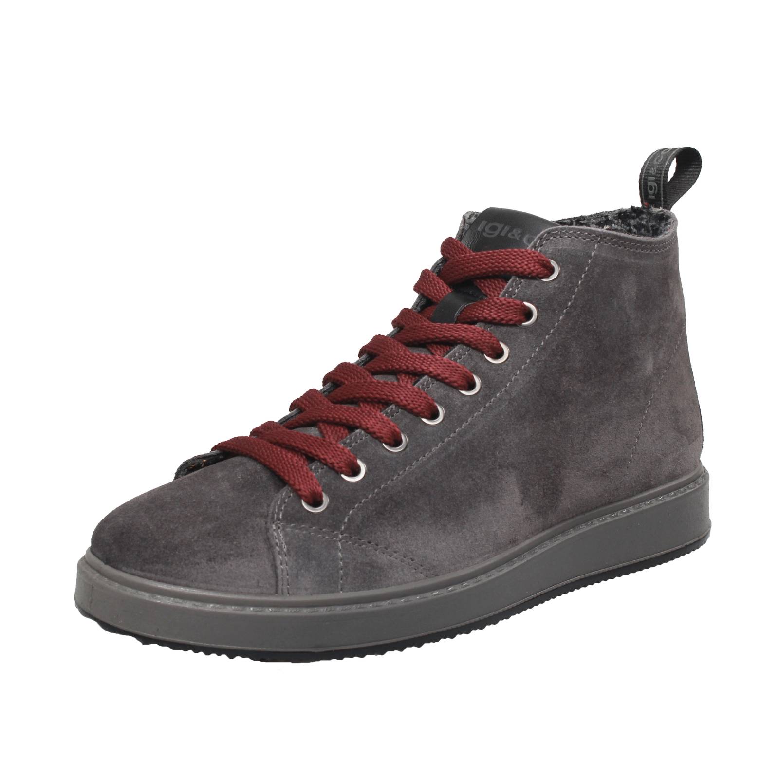 IGI &amp; CO Santiago - High Sneakers in Suede Man grey Photo 1