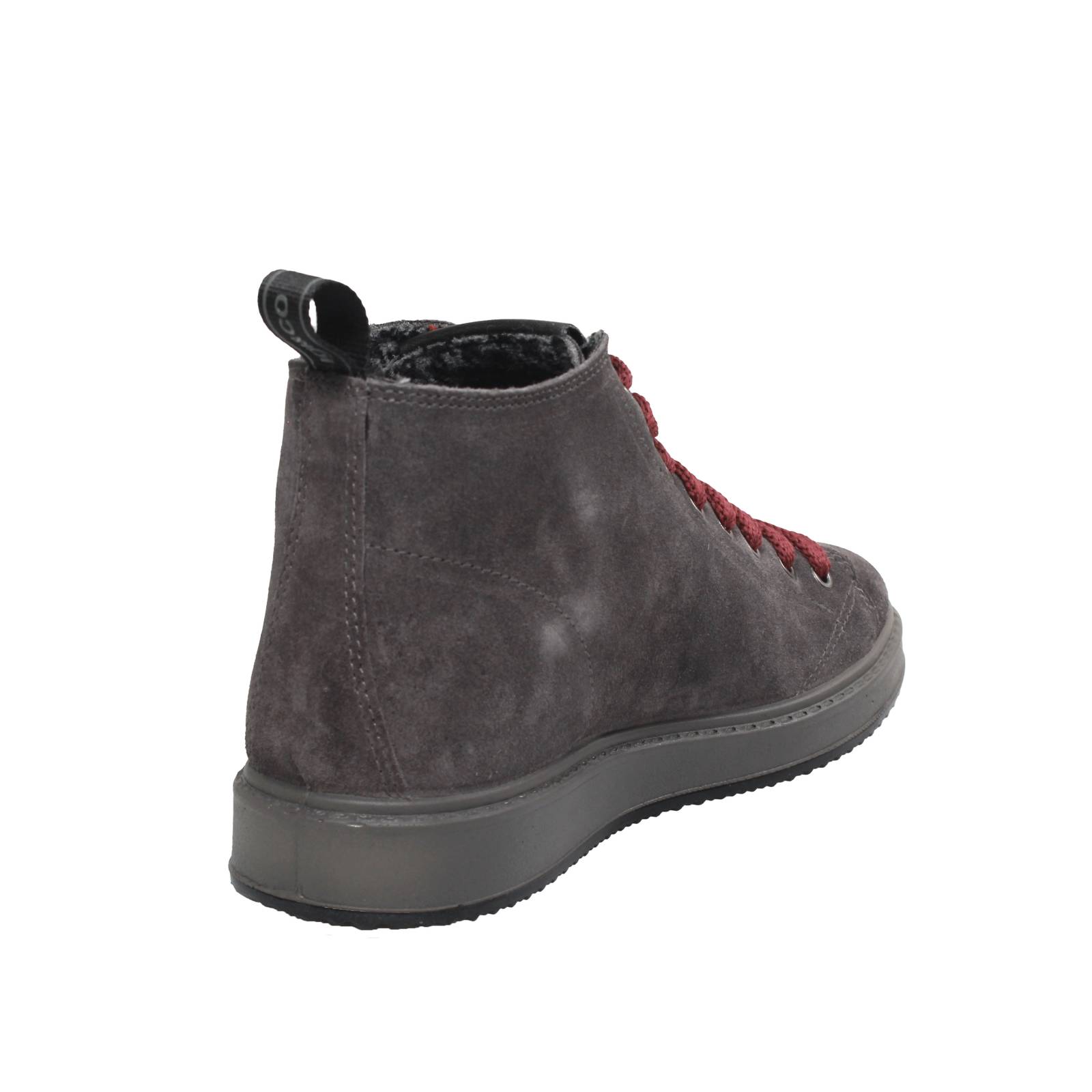IGI &amp; CO Santiago - High Sneakers in Suede Man grey Photo 4