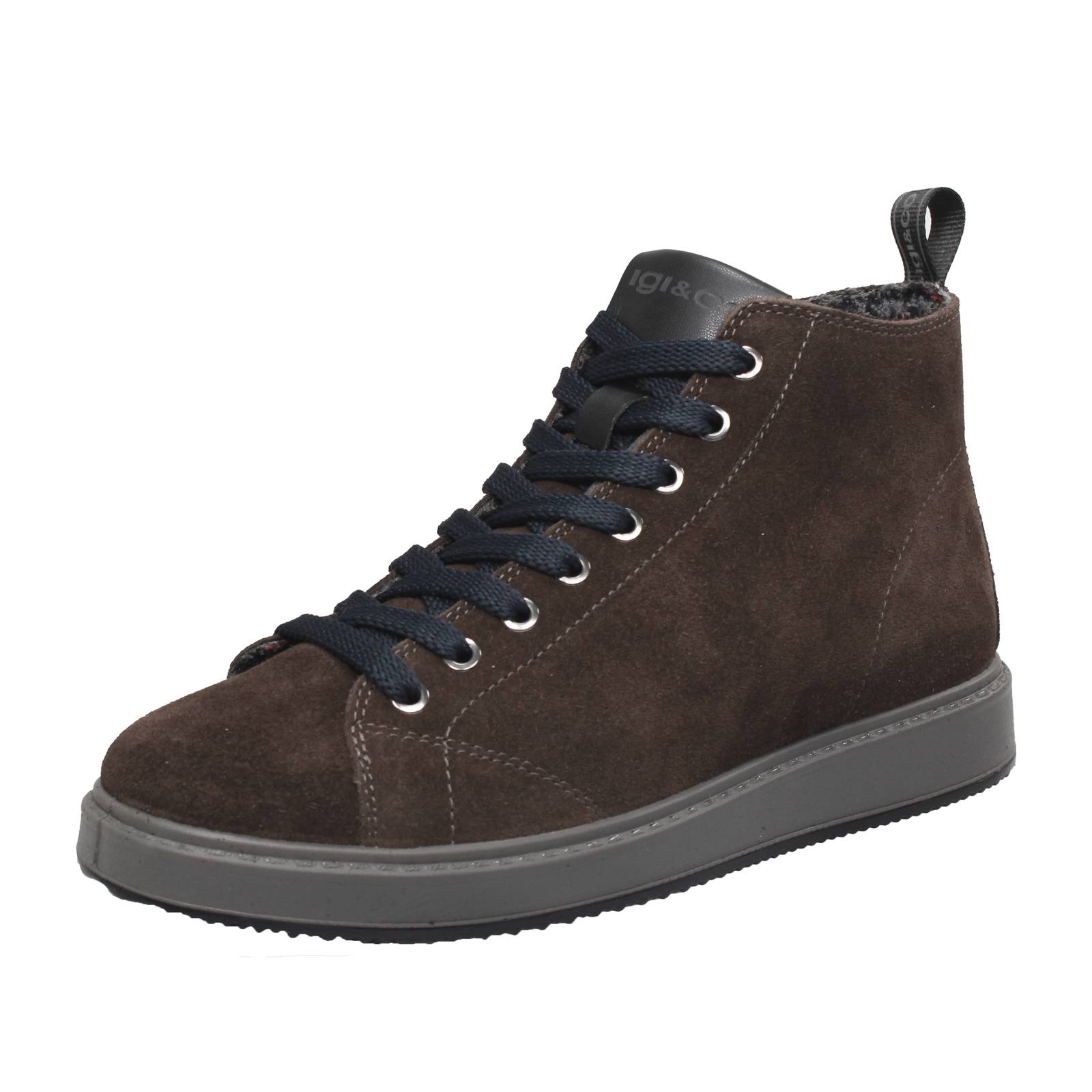 IGI &amp; CO Santiago - High Sneakers in Suede Man brown Photo 1