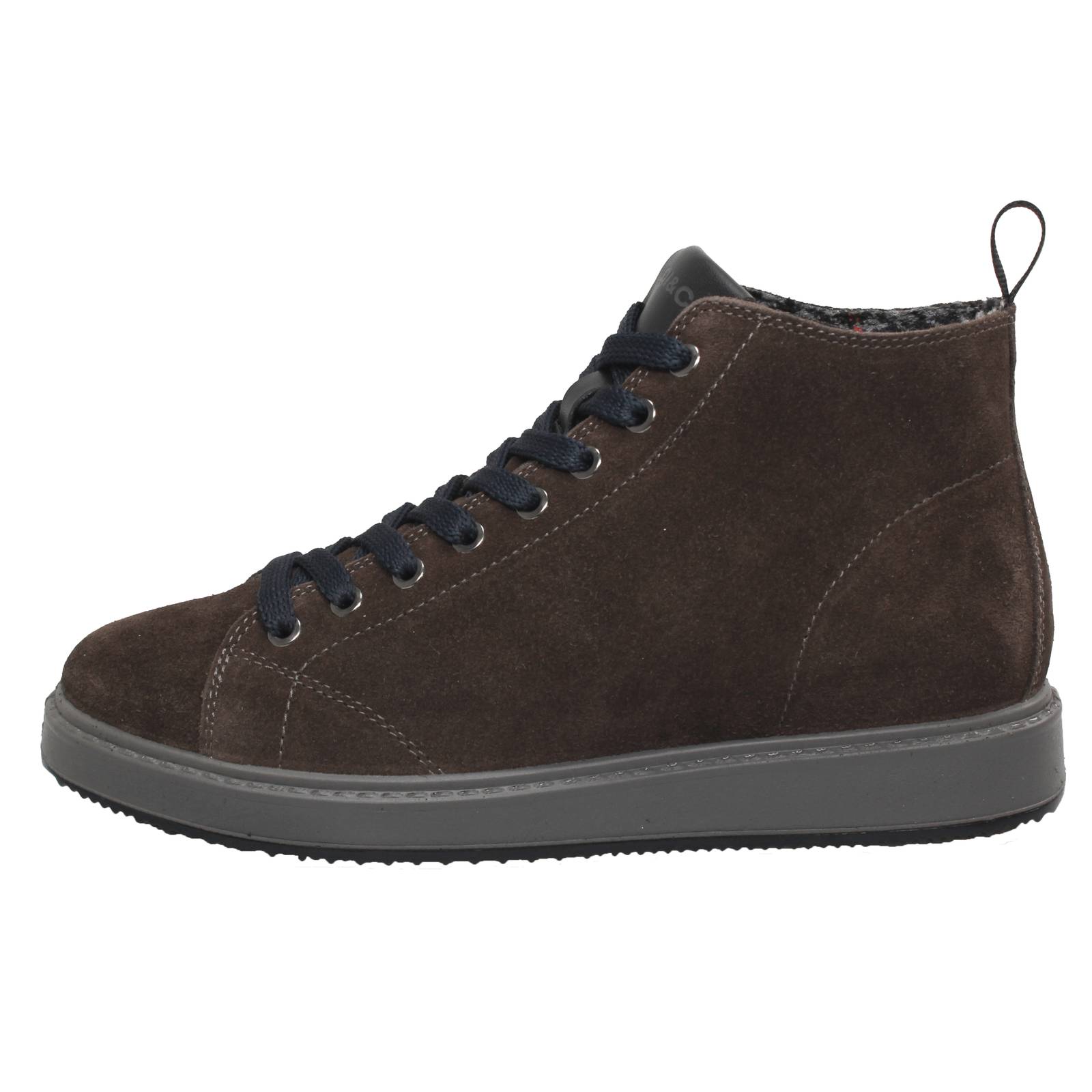 IGI &amp; CO Santiago - High Sneakers in Suede Man brown Photo 3