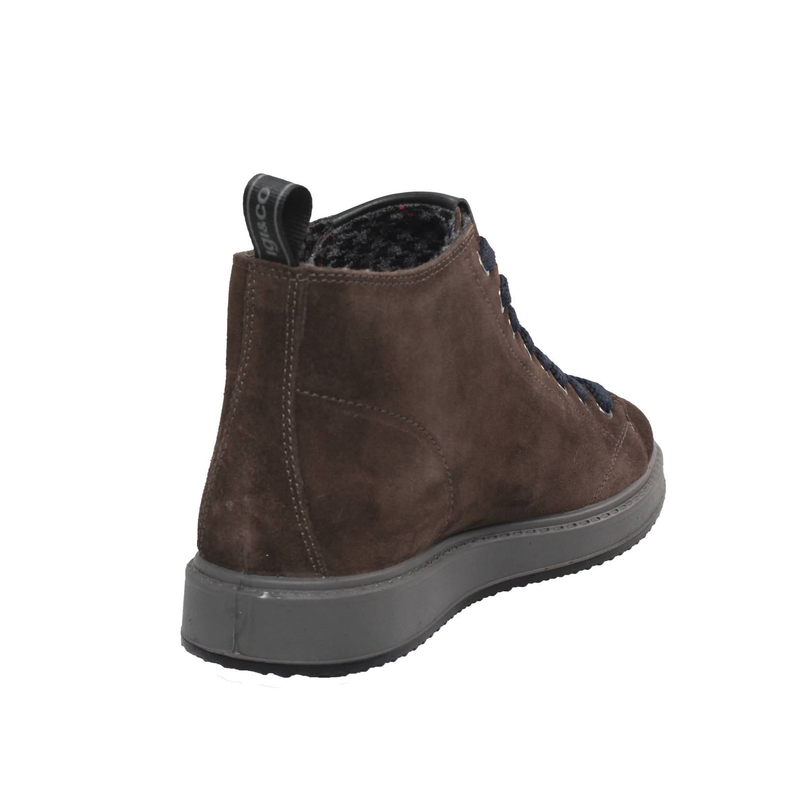 IGI &amp; CO Santiago - High Sneakers in Suede Man brown Photo 4