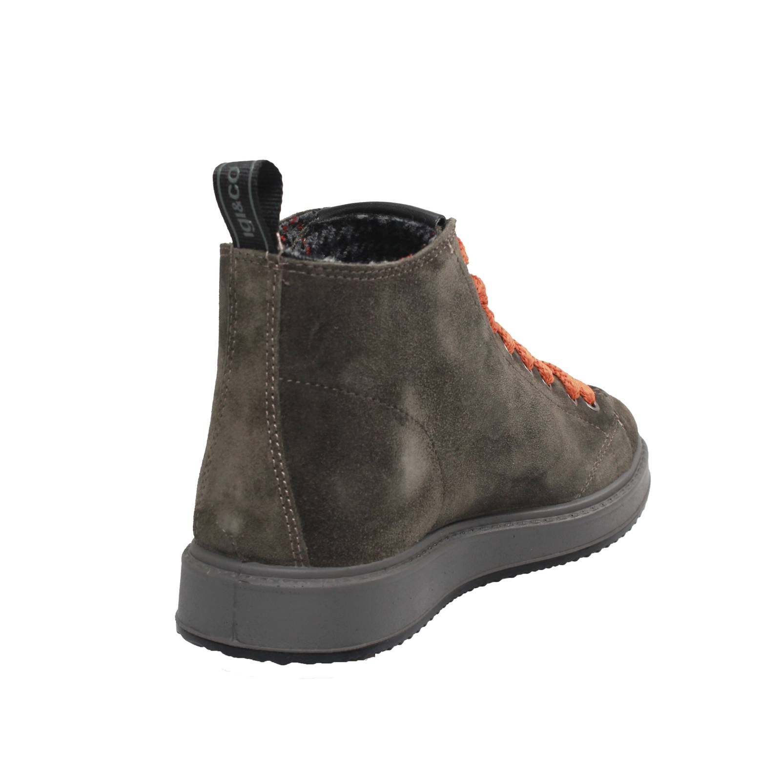 IGI &amp; CO Santiago - High Sneakers in Suede Man green Photo 4