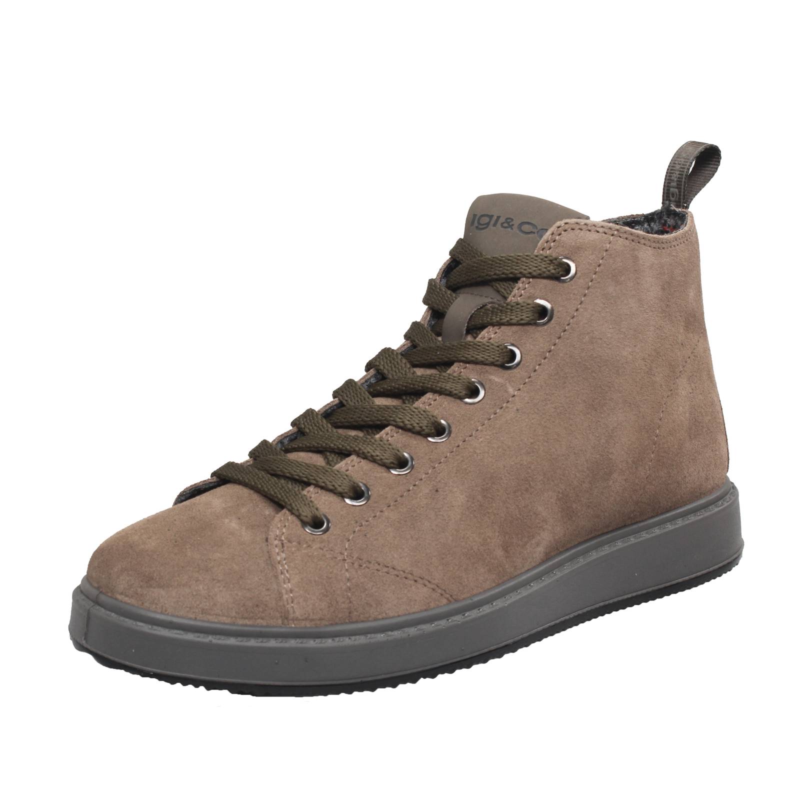 IGI &amp; CO Santiago - High Sneakers in Suede Man sand Photo 1
