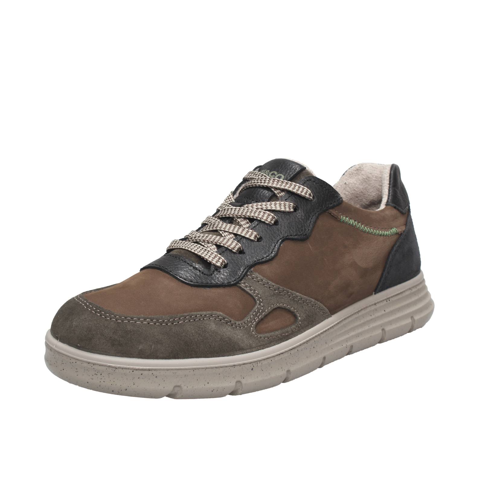 IGI & CO Ubert - Niedrige Sneakers aus Wildleder Herren grün