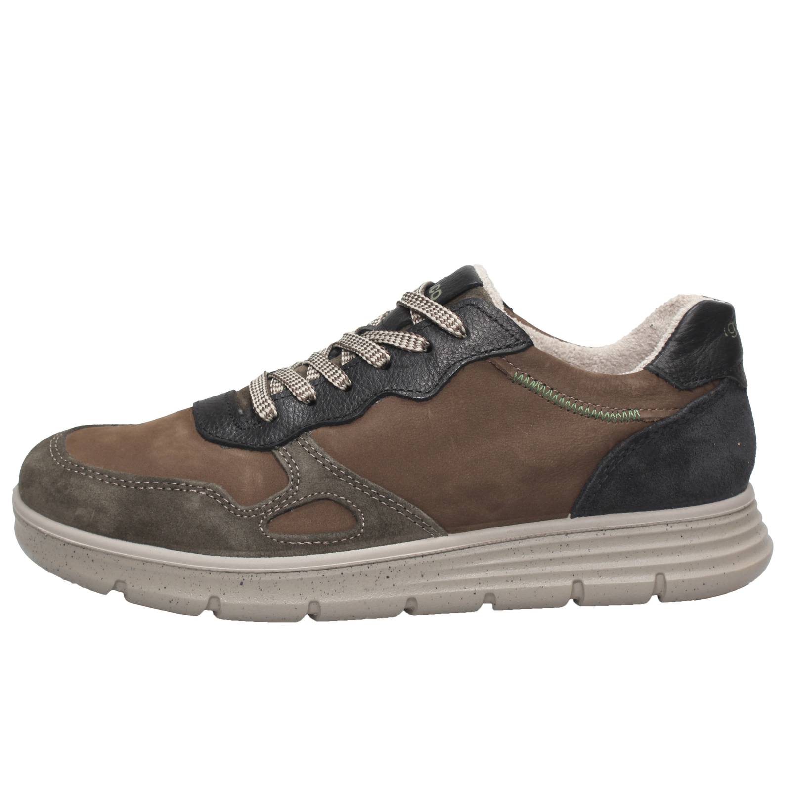IGI &amp; CO Ubert - Sneakers basses en daim Homme vert Photo 3