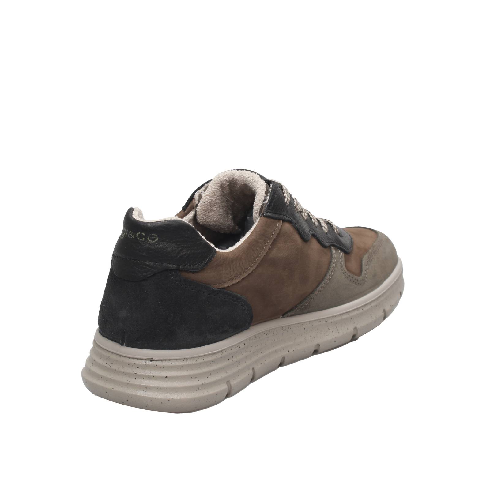 IGI &amp; CO Ubert - Sneakers basses en daim Homme vert Photo 4