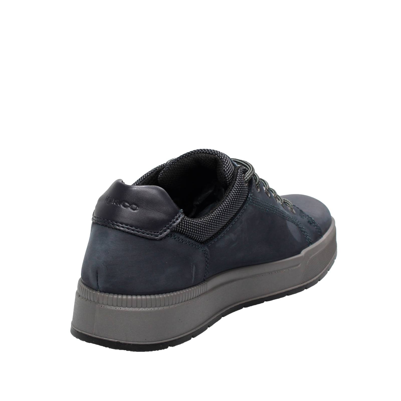 IGI &amp; CO Enea GTX - Leather and GoreTex Sneakers Man blue Photo 4