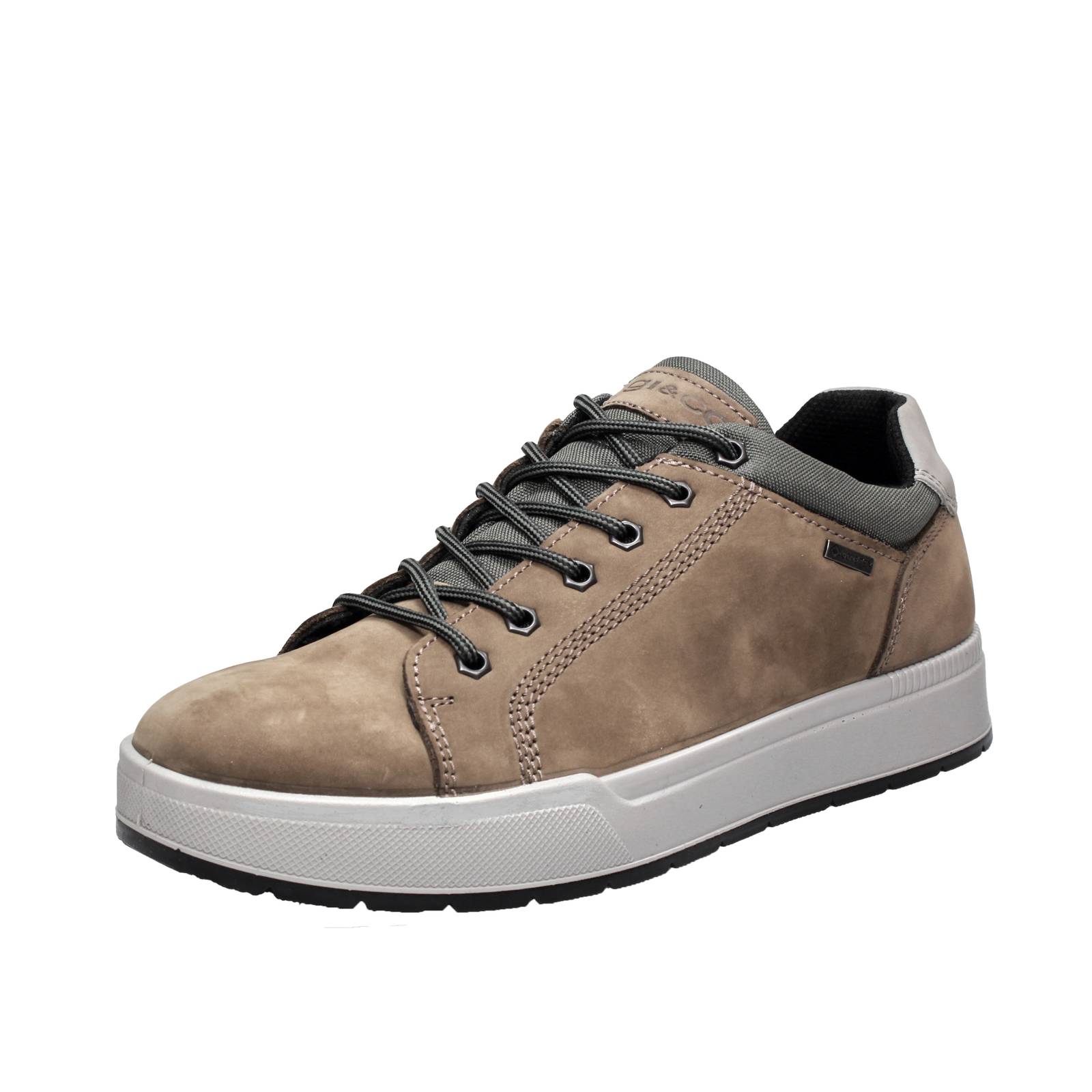 IGI &amp; CO Enea GTX - Leather and GoreTex Sneakers Man sand Photo 1