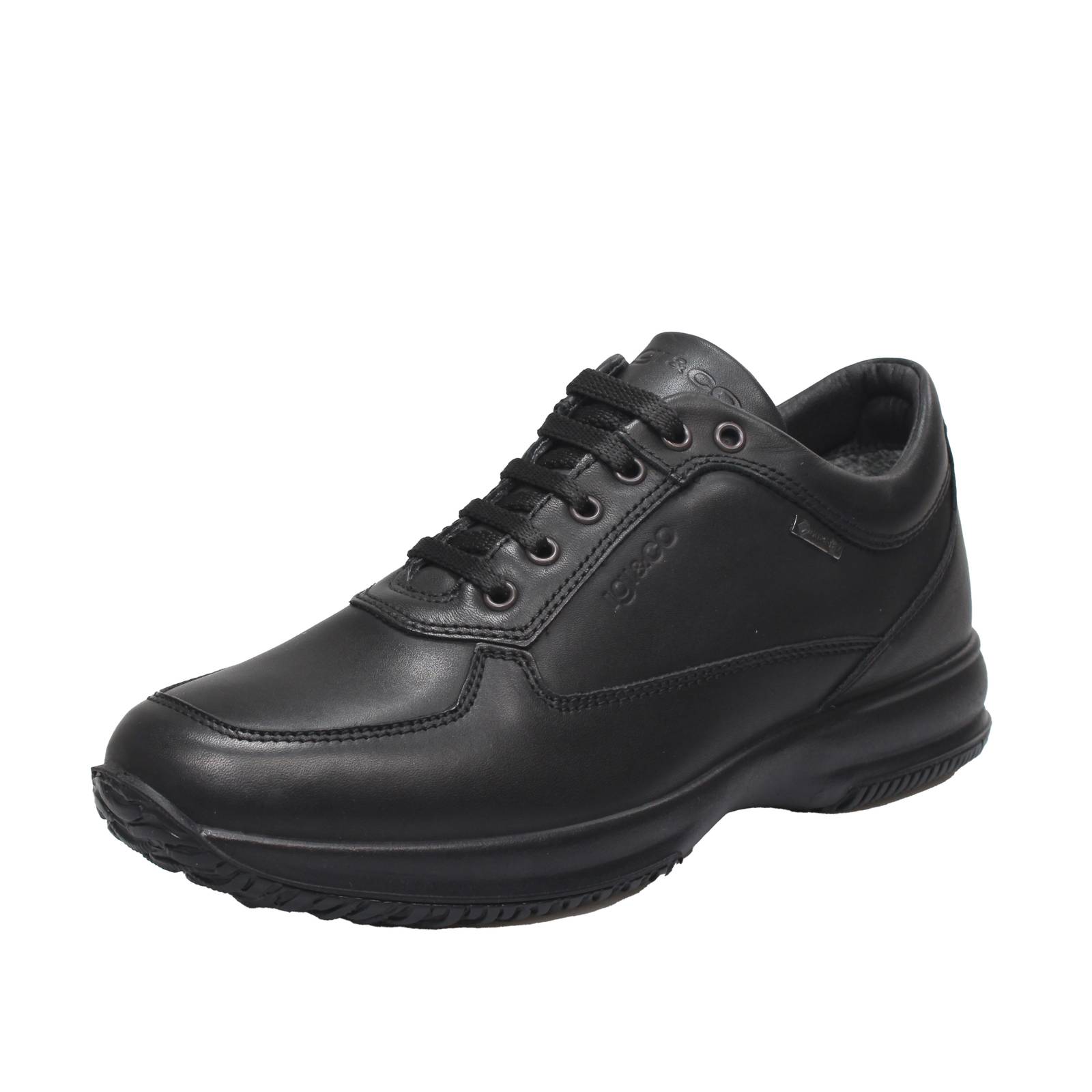 IGI & CO Time GTX - Sneakers en cuir et GoreTex Homme noir