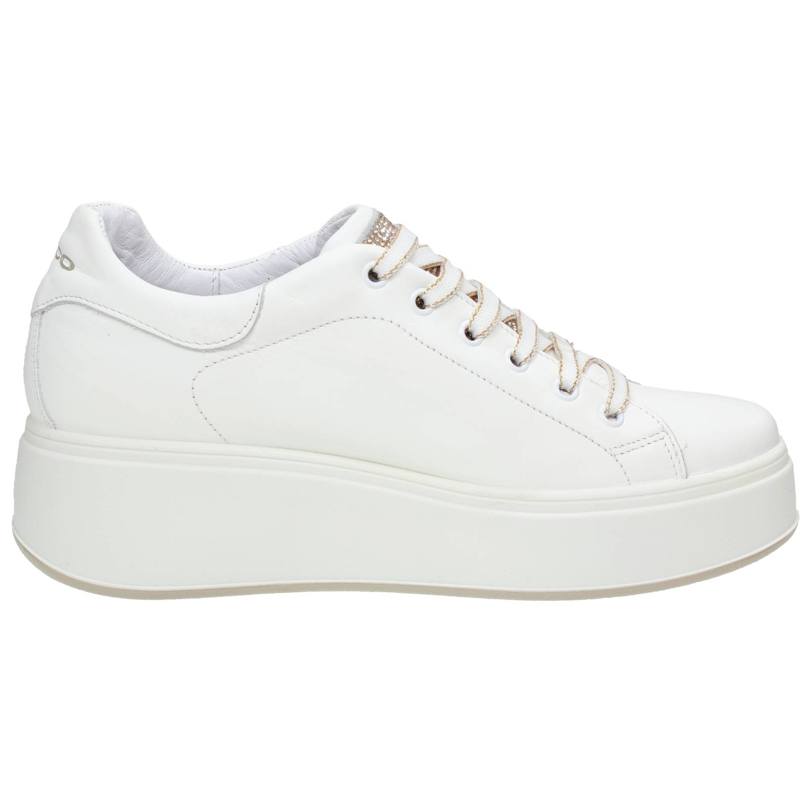 IGI &amp; CO Ally - Sneakers Platform in Pelle Donna bianco Foto 2