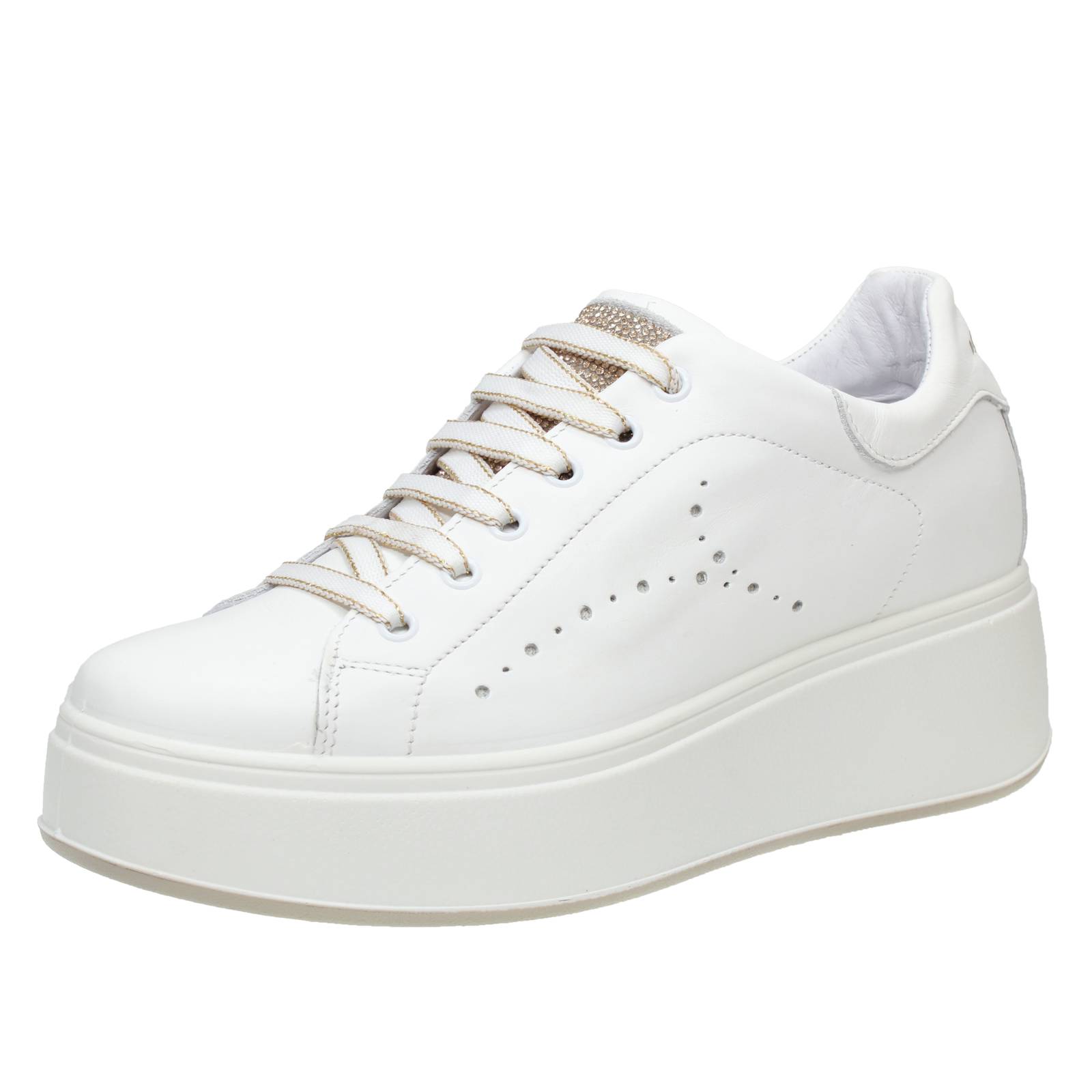 IGI & CO Ally - Sneakers Platform in Pelle Donna bianco