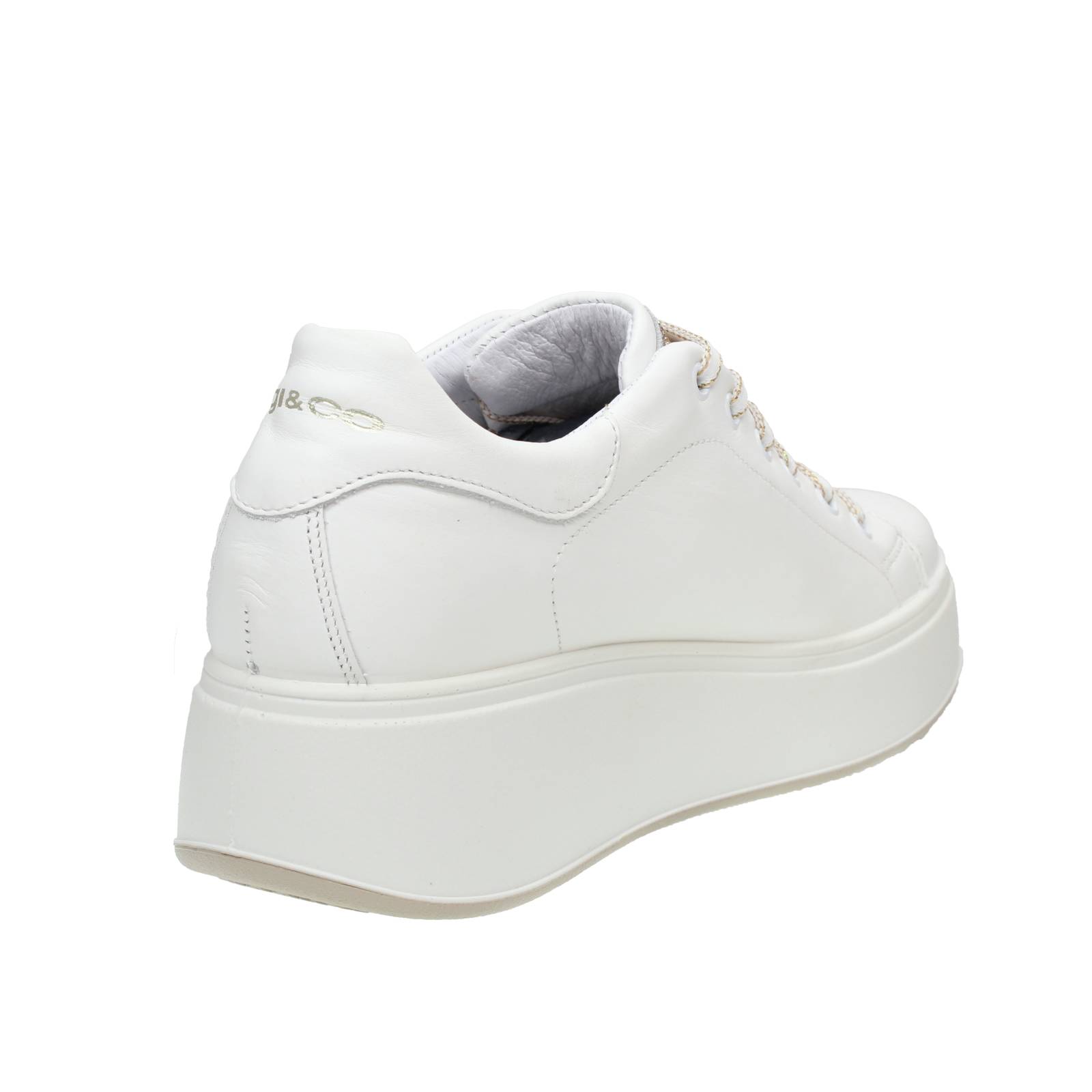 IGI &amp; CO Ally - Sneakers Platform in Pelle Donna bianco Foto 4