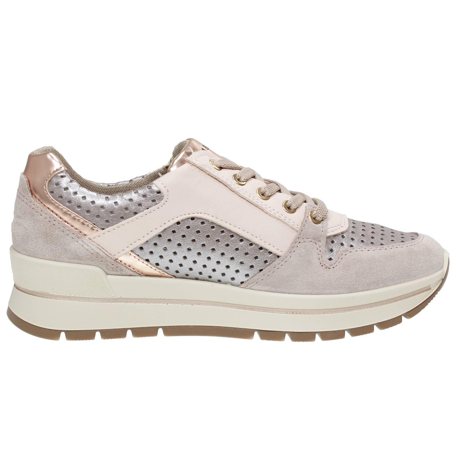 IGI &amp; CO Anika - Sneakers in Pelle con Memory Foam Donna sabbia Foto 2