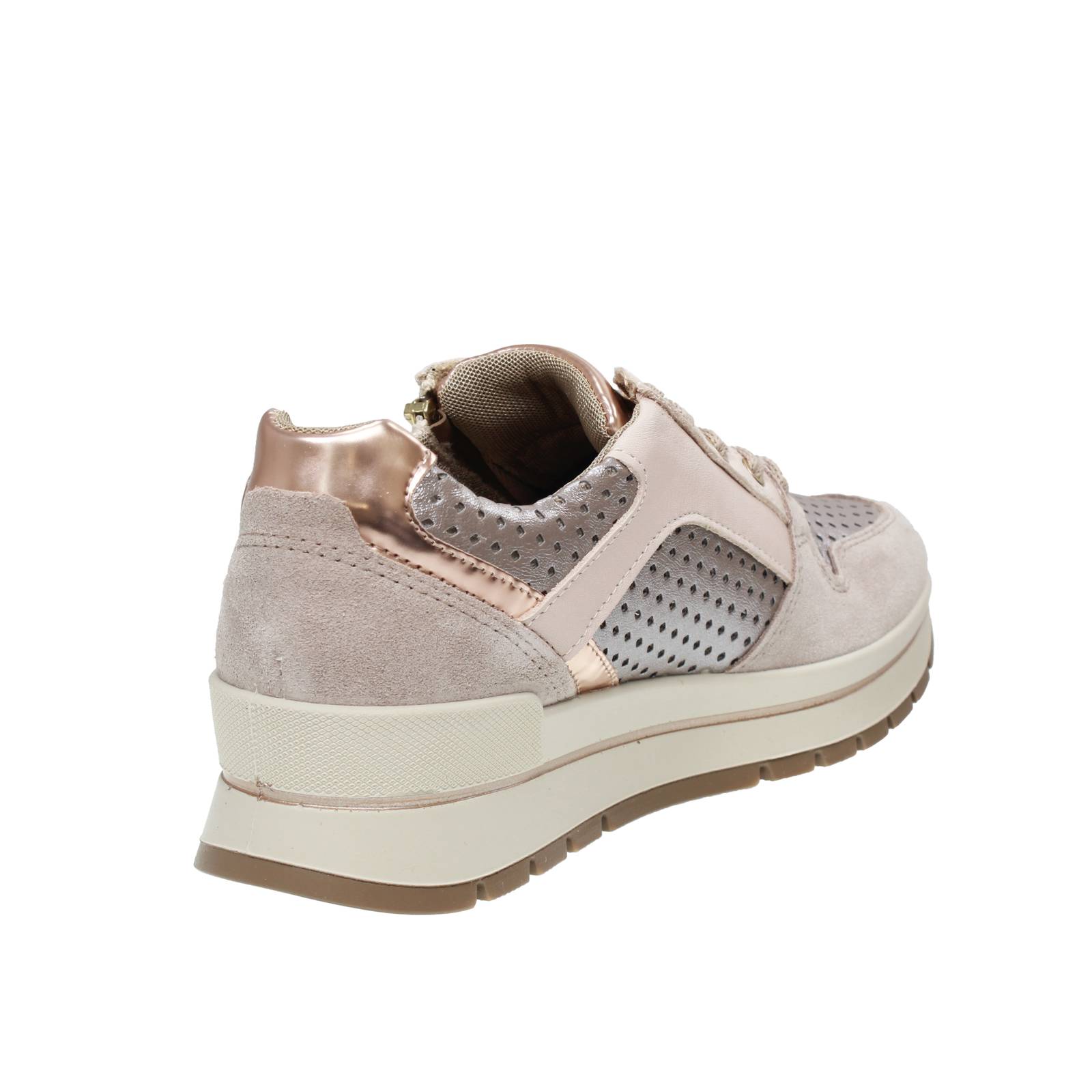 IGI &amp; CO Anika - Sneakers in Pelle con Memory Foam Donna sabbia Foto 4