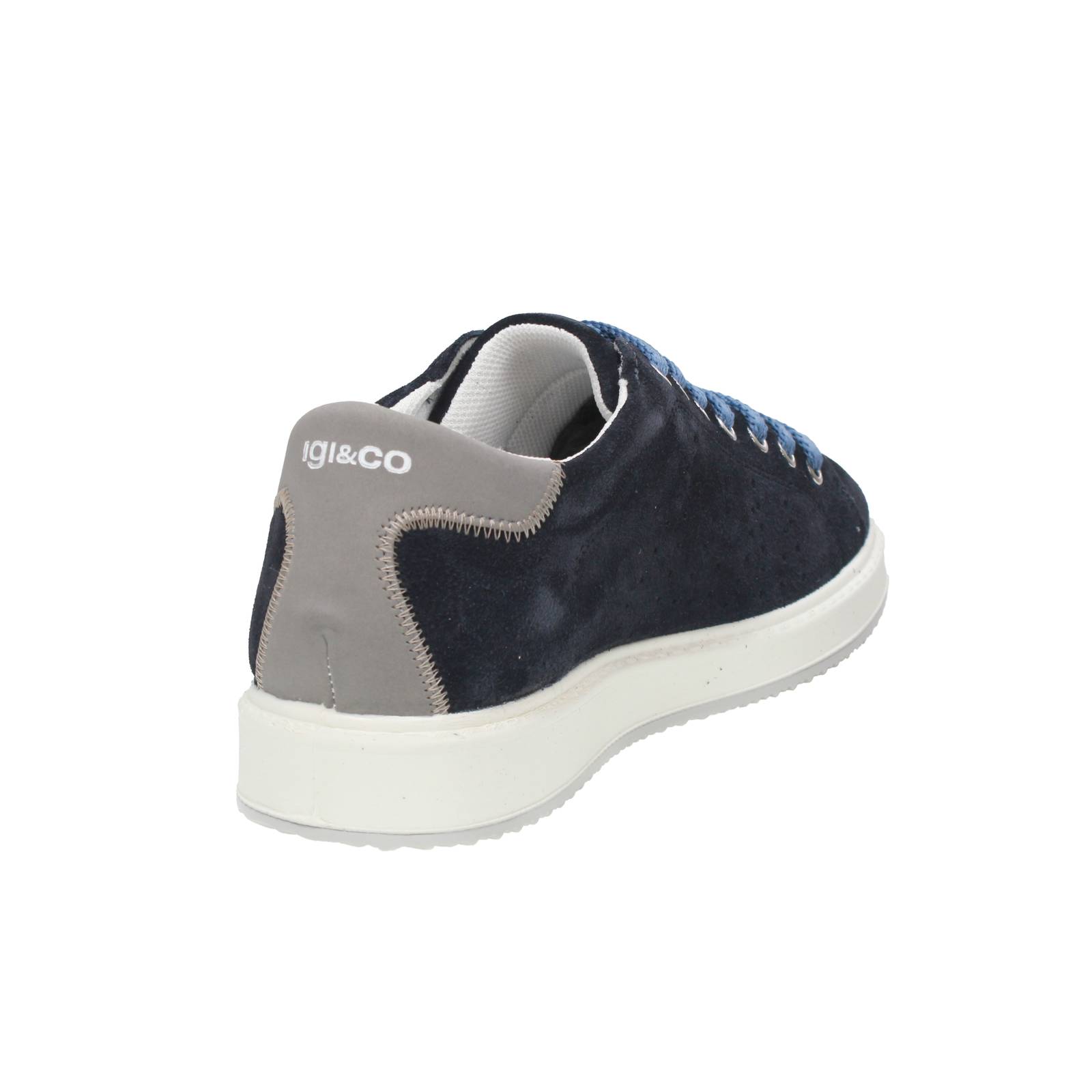 IGI &amp; CO Santiago - Sneakers en daim Homme bleu Photo 4