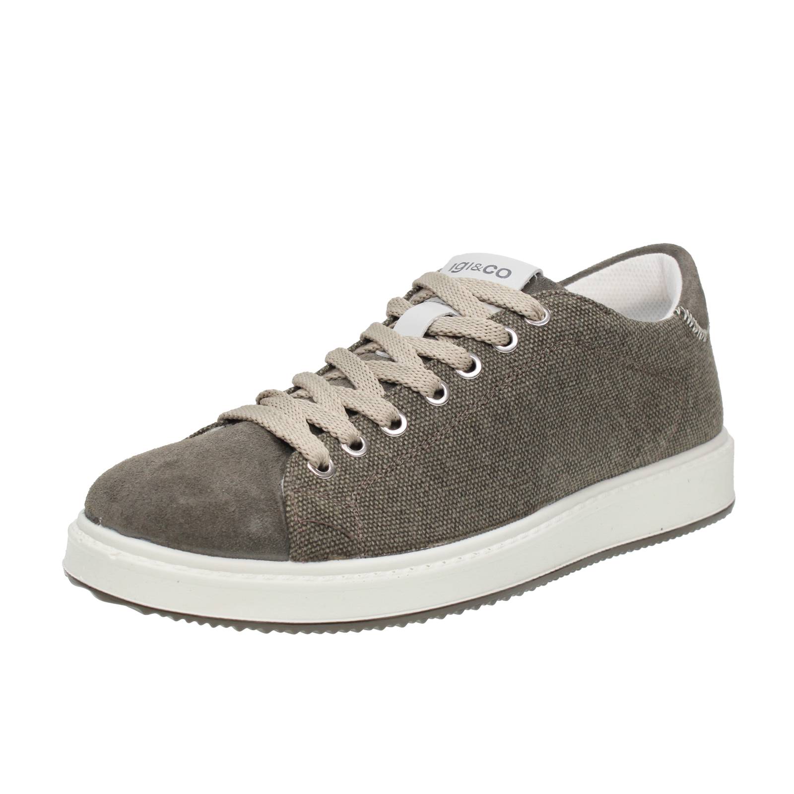 Igi - Co Santiago - Stoff grnem Wildleder - Herrenschuhe 13990₽