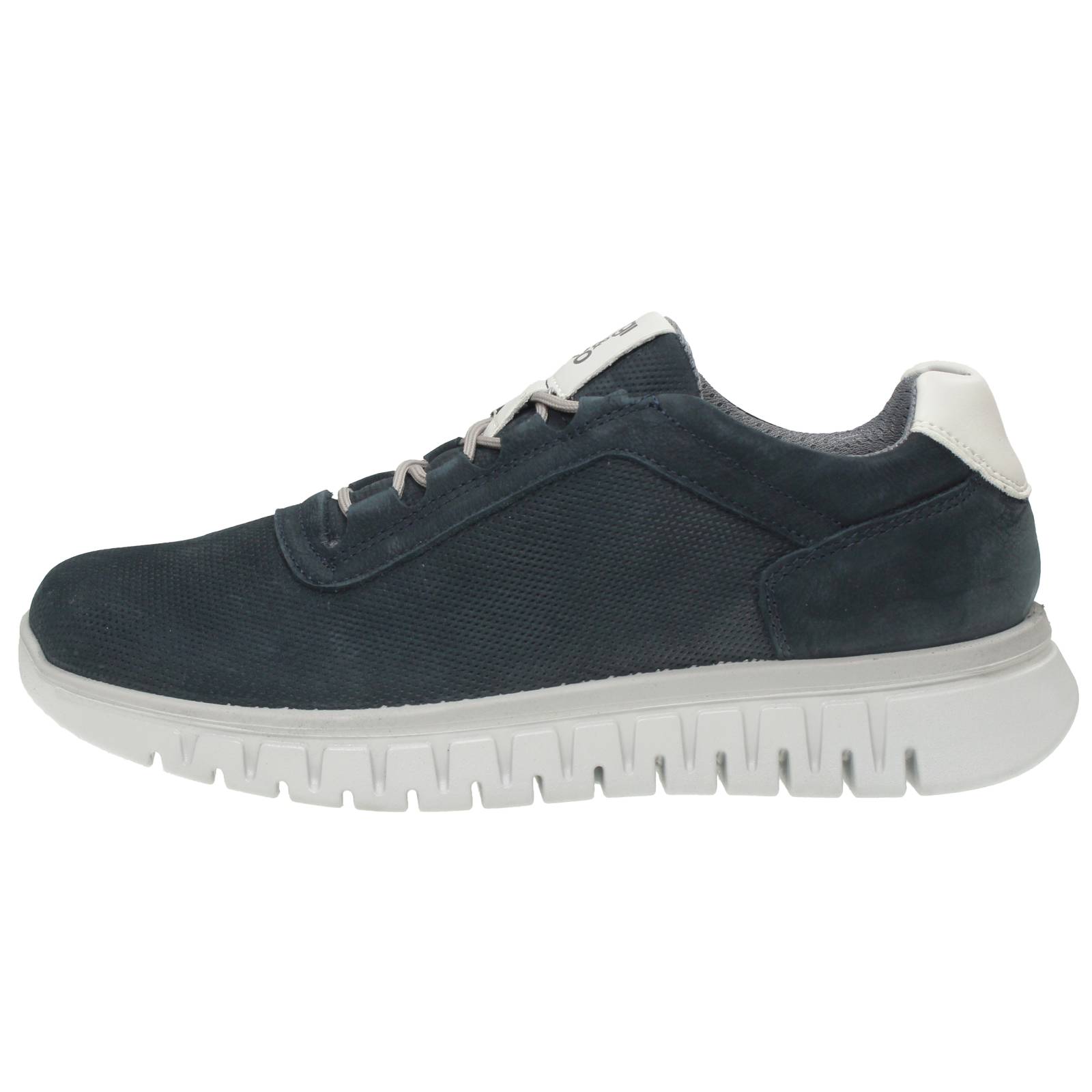 IGI &amp; CO Edo - Sneakers en cuir avec mousse à mémoire de forme Homme bleu Photo 3