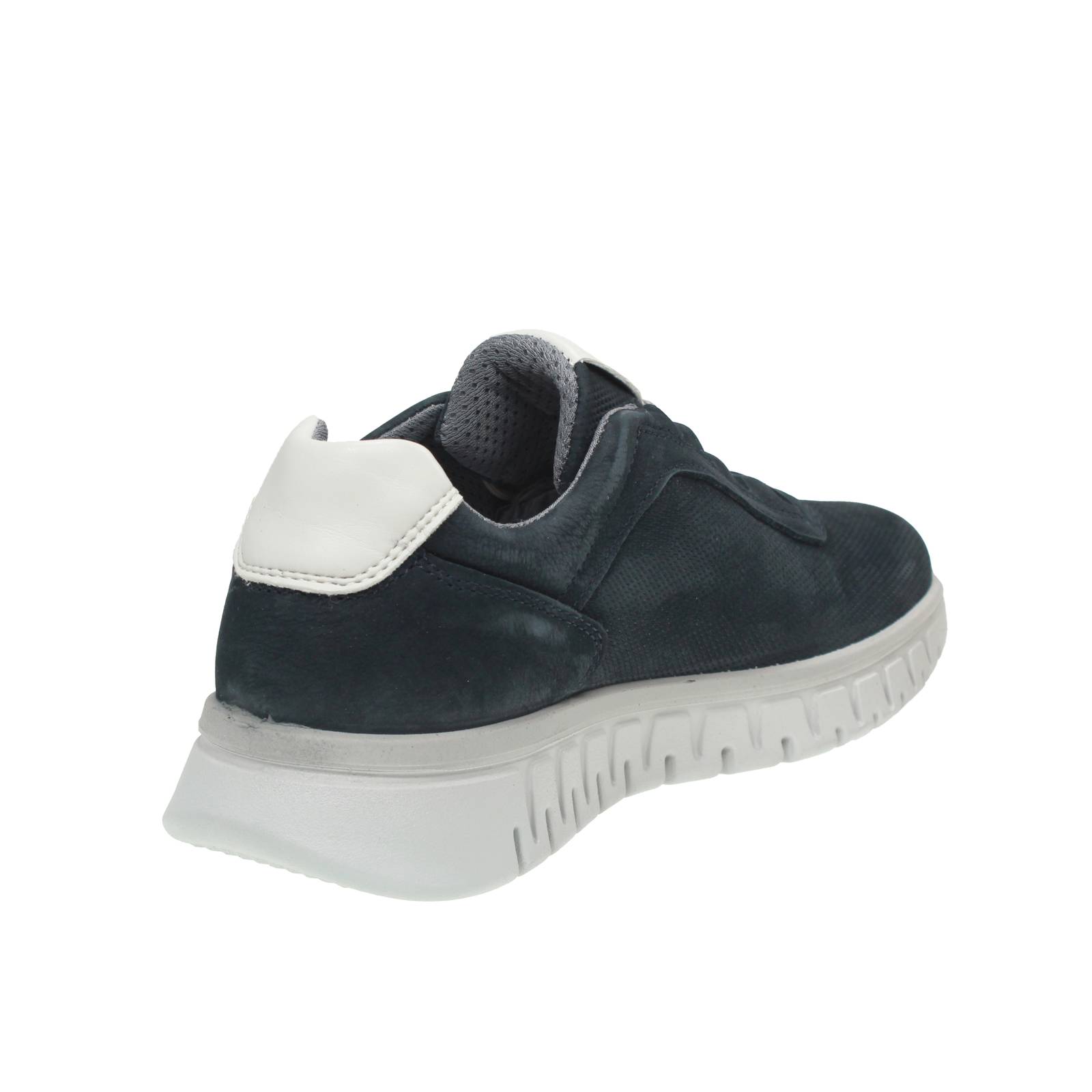 IGI &amp; CO Edo - Sneakers en cuir avec mousse à mémoire de forme Homme bleu Photo 4