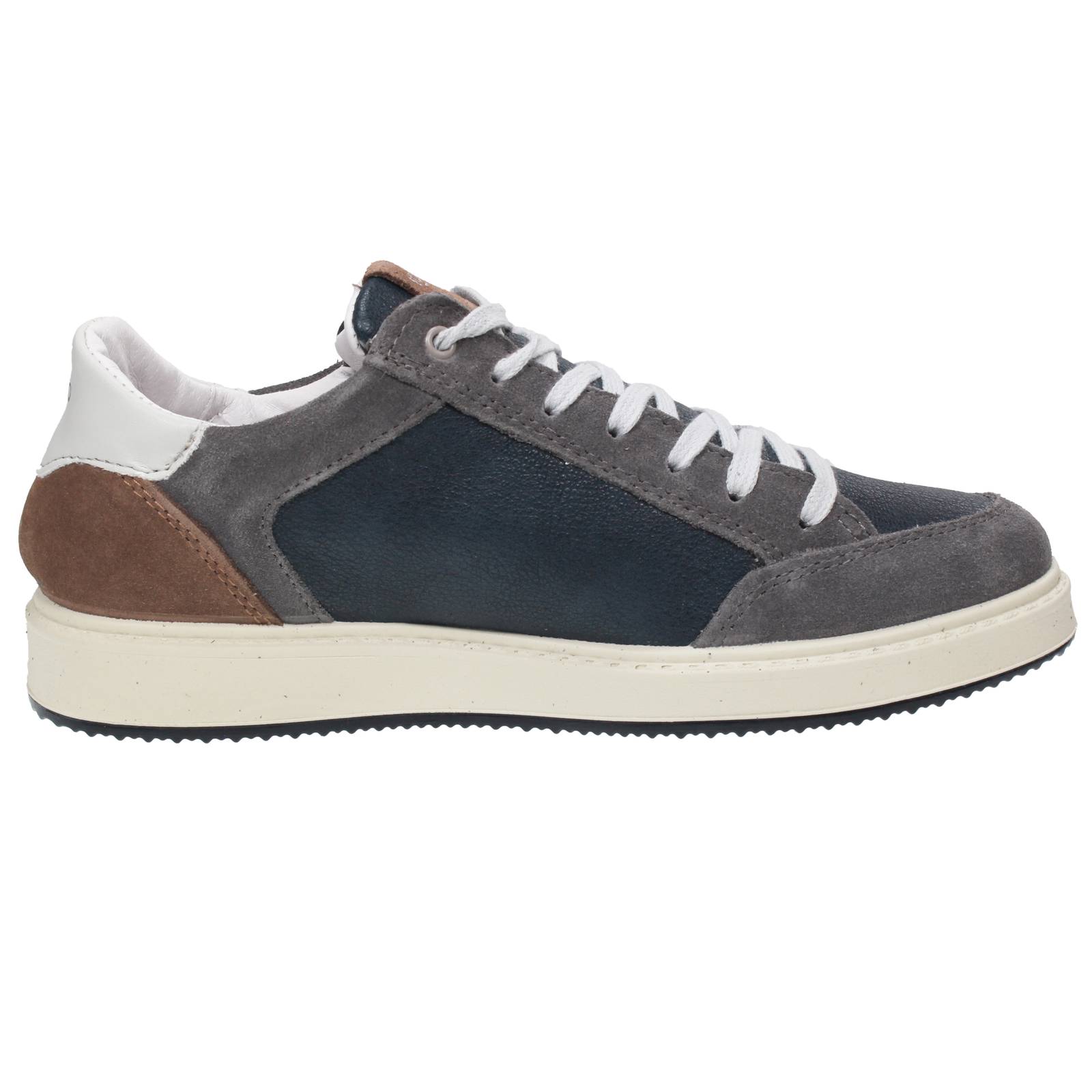 IGI &amp; CO Santiago - Sneakers en daim avec fermeture éclair Homme gris Photo 2