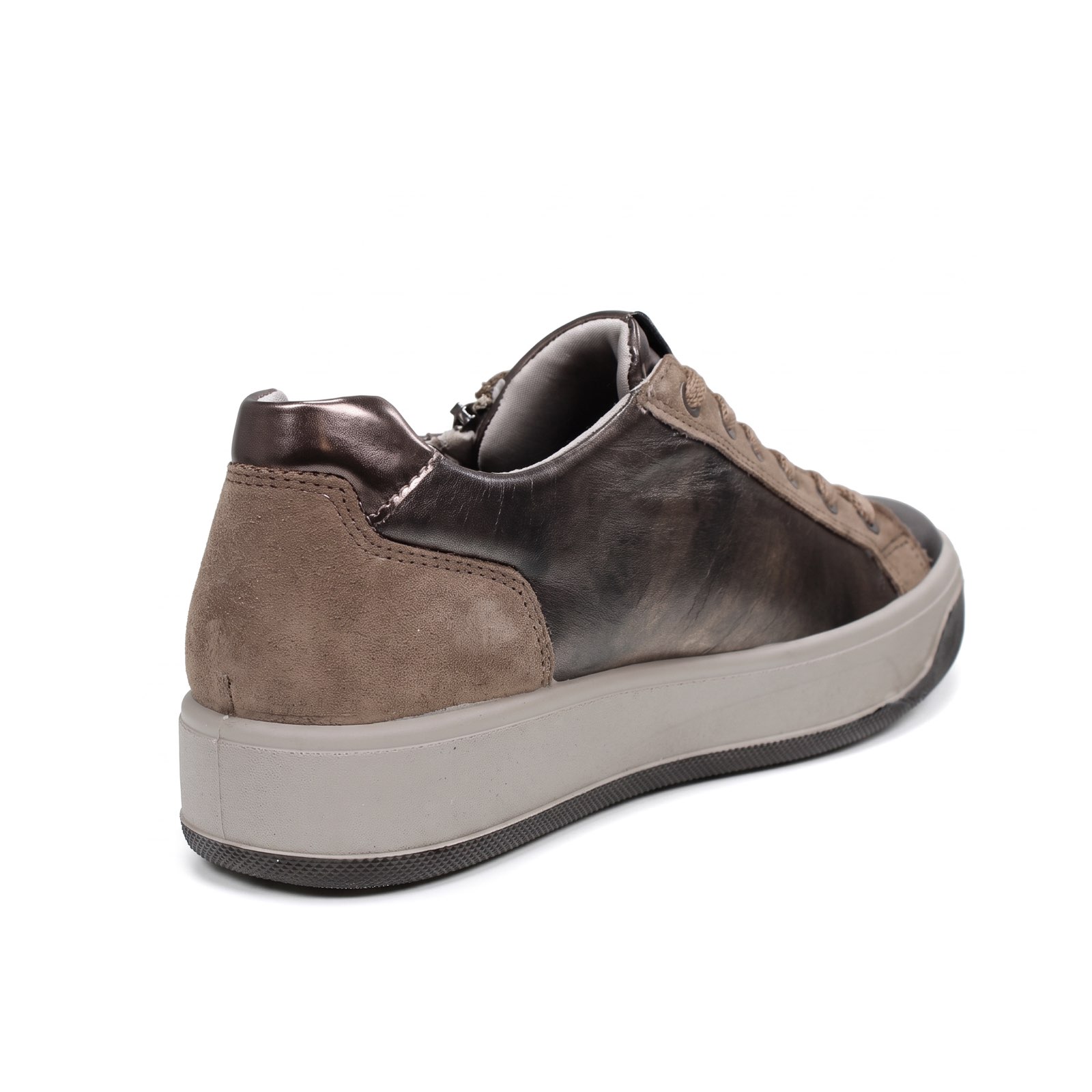 IGI &amp; CO Ava - Sneakers à semelle compensée en cuir Femme bronze Photo 6