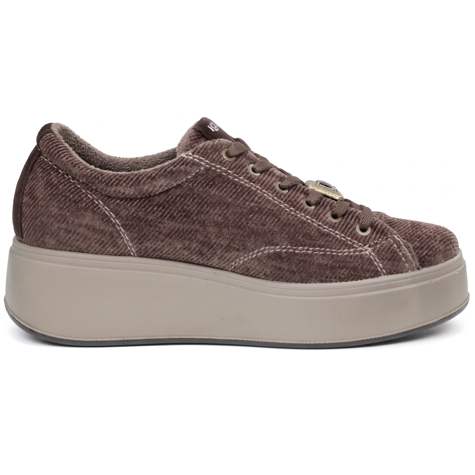 IGI &amp; CO Ally - Sneakers à semelle compensée Femme marron Photo 3