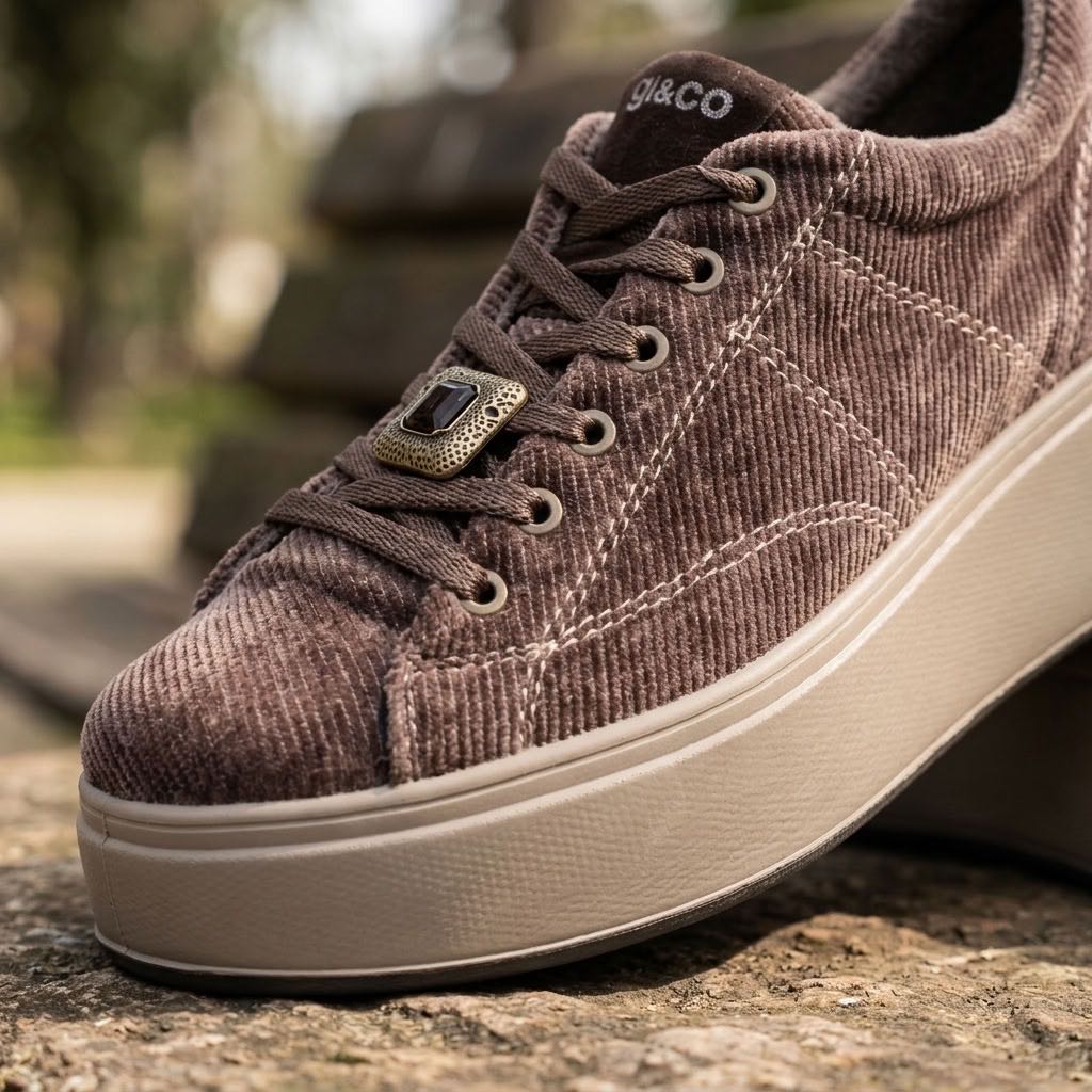IGI &amp; CO Ally - Sneakers à semelle compensée Femme marron Photo 5