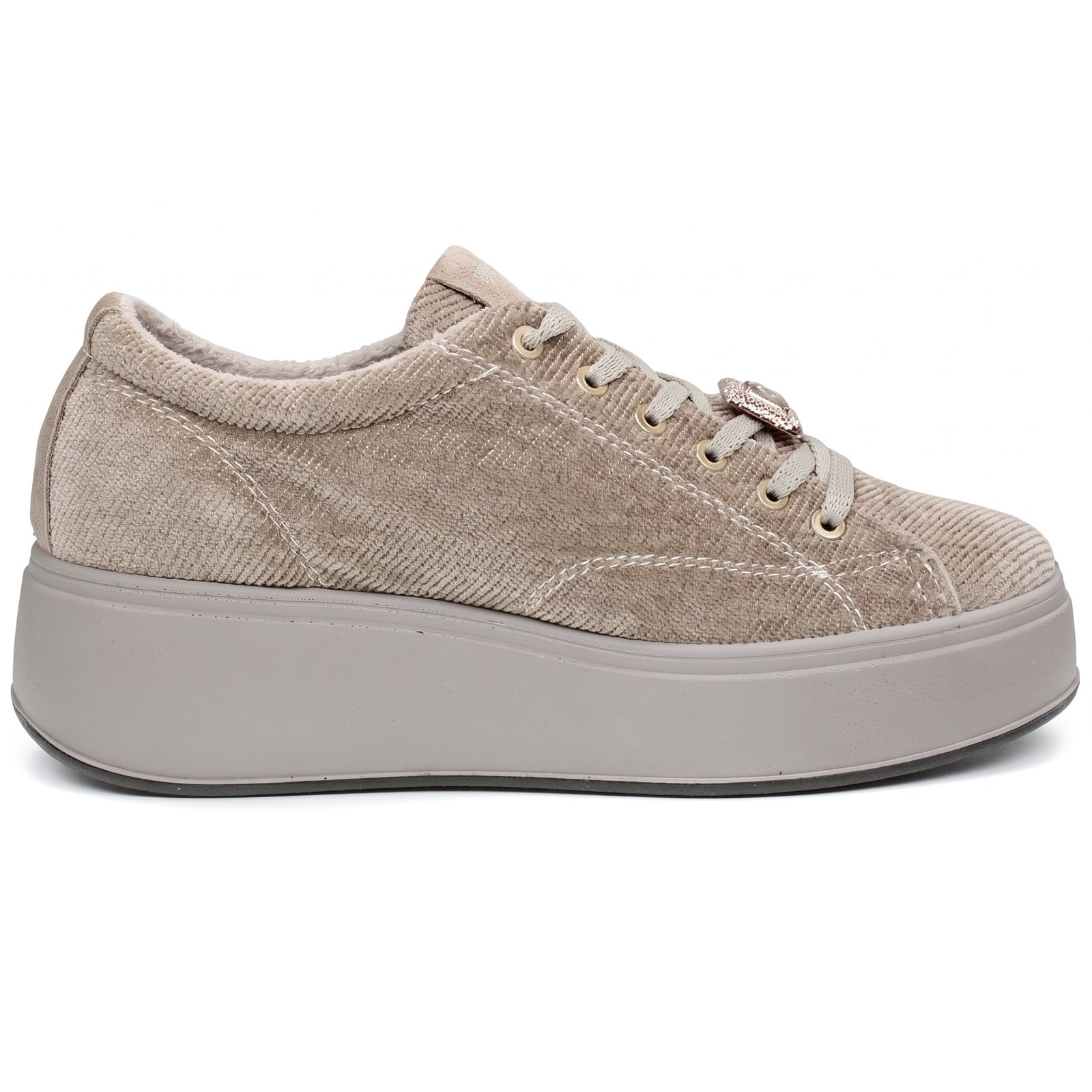 IGI &amp; CO Ally - Sneakers à semelle compensée Femme sable Photo 3