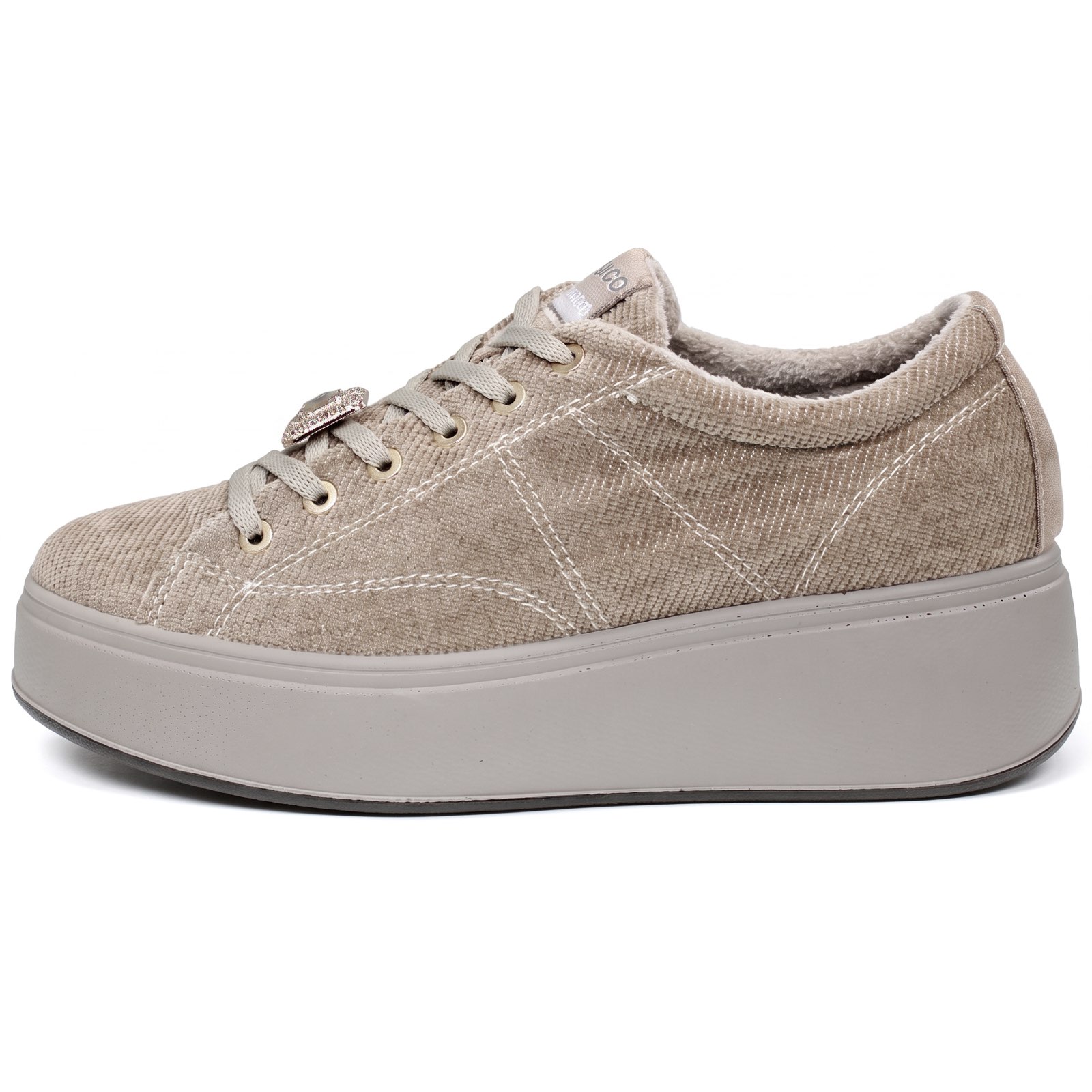 IGI &amp; CO Ally - Sneakers à semelle compensée Femme sable Photo 4