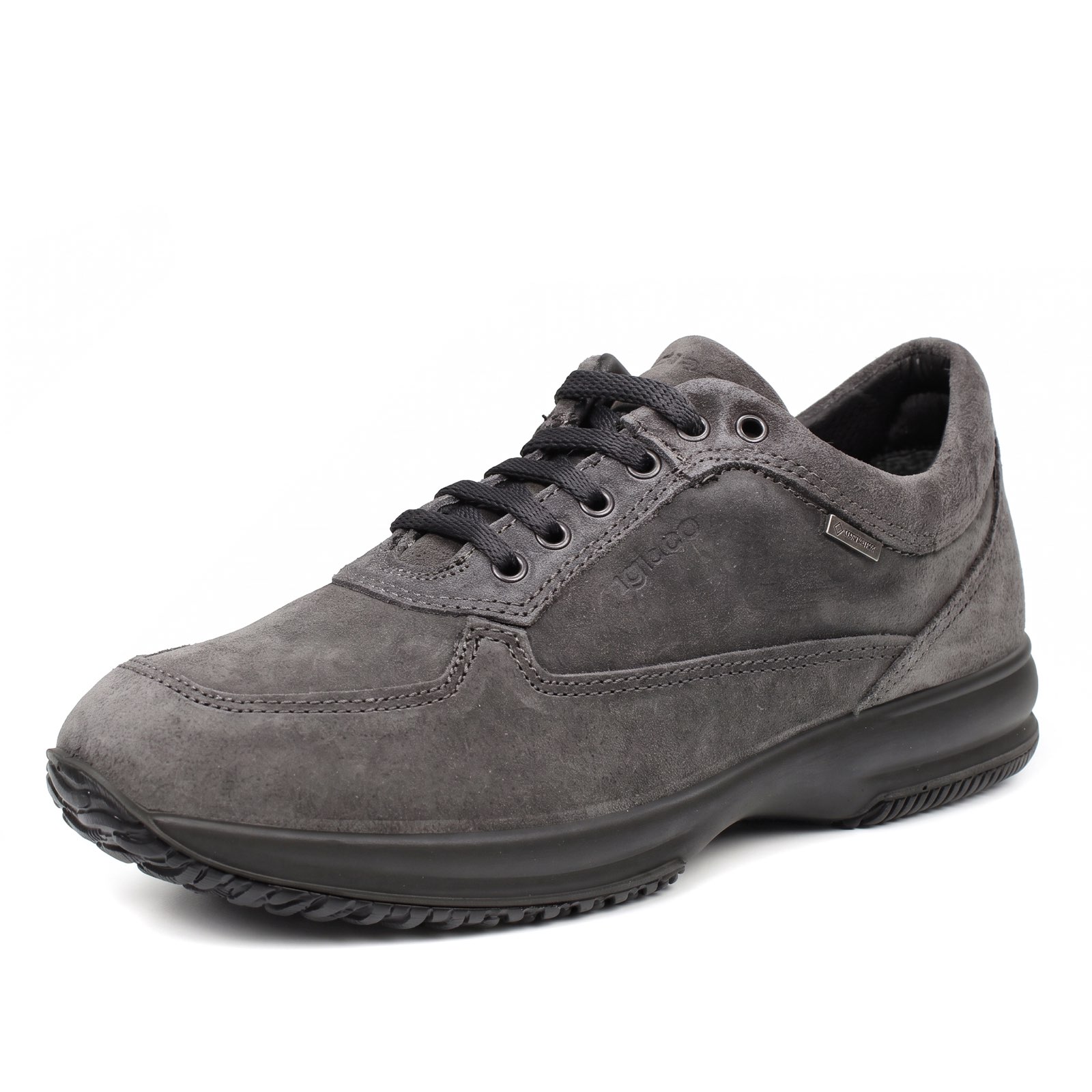 IGI & CO Time GTX – Sneakers aus Wildleder und Goretex Herren grau