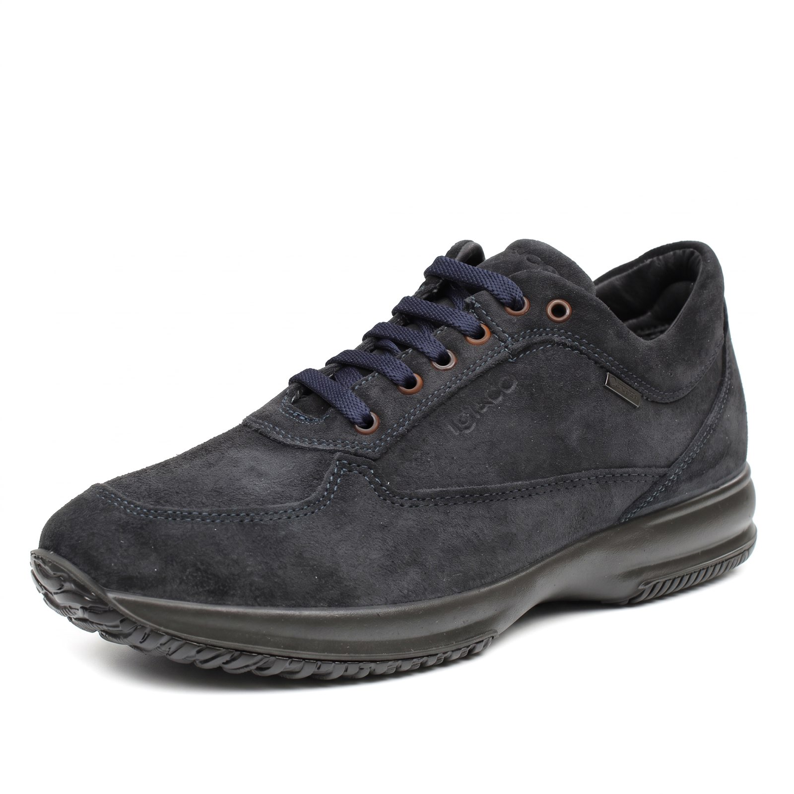 IGI & CO Time GTX - Sneakers en daim et Gore-Tex Homme bleu