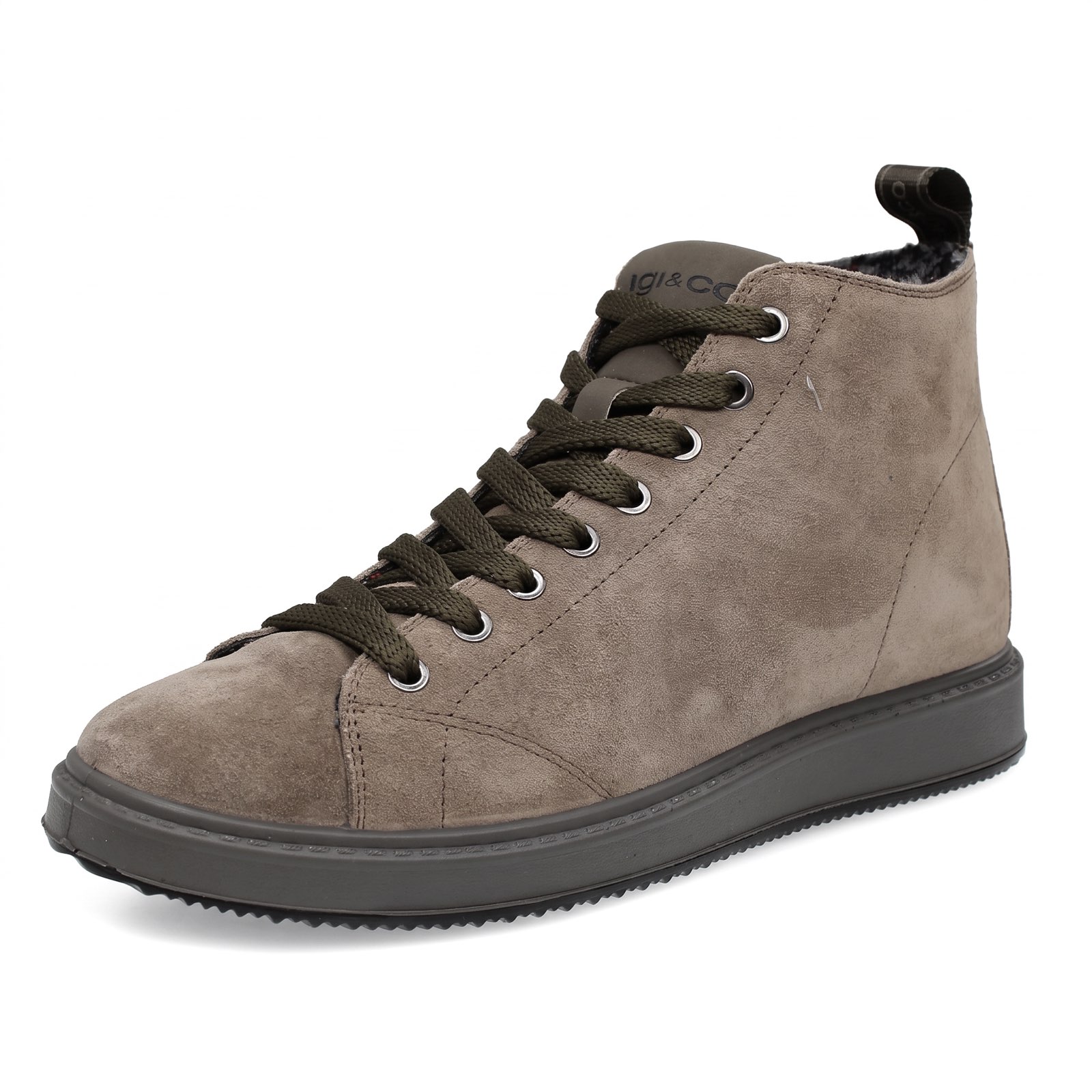 IGI & CO Santiago – Hohe Sneakers aus Wildleder Herren sandfarben