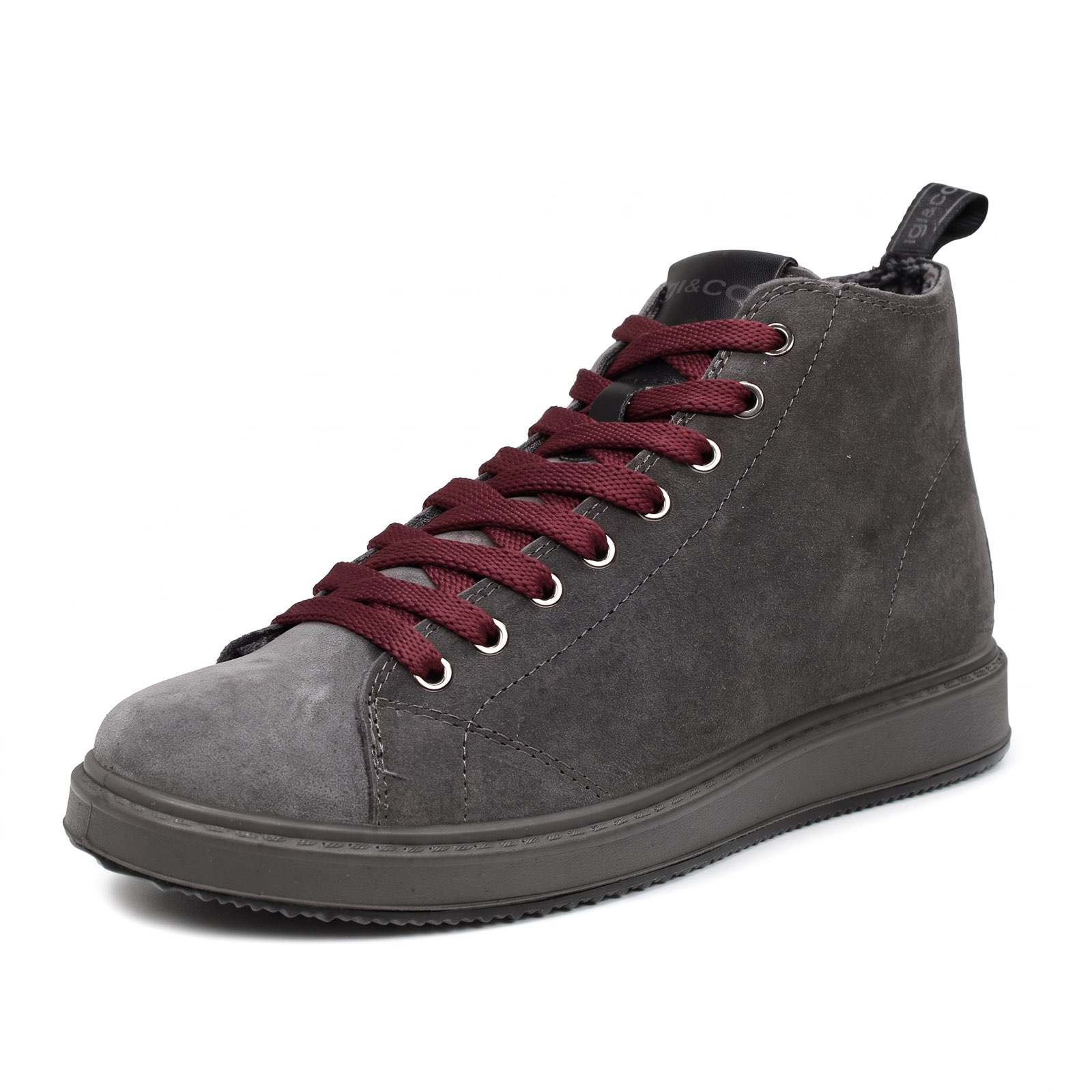 IGI & CO Santiago – Hohe Sneakers aus Wildleder Herren grau