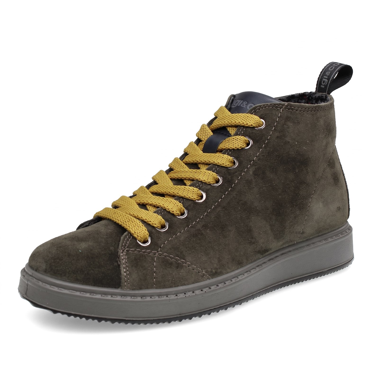 IGI & CO Santiago – Hohe Sneakers aus Wildleder Herren grün